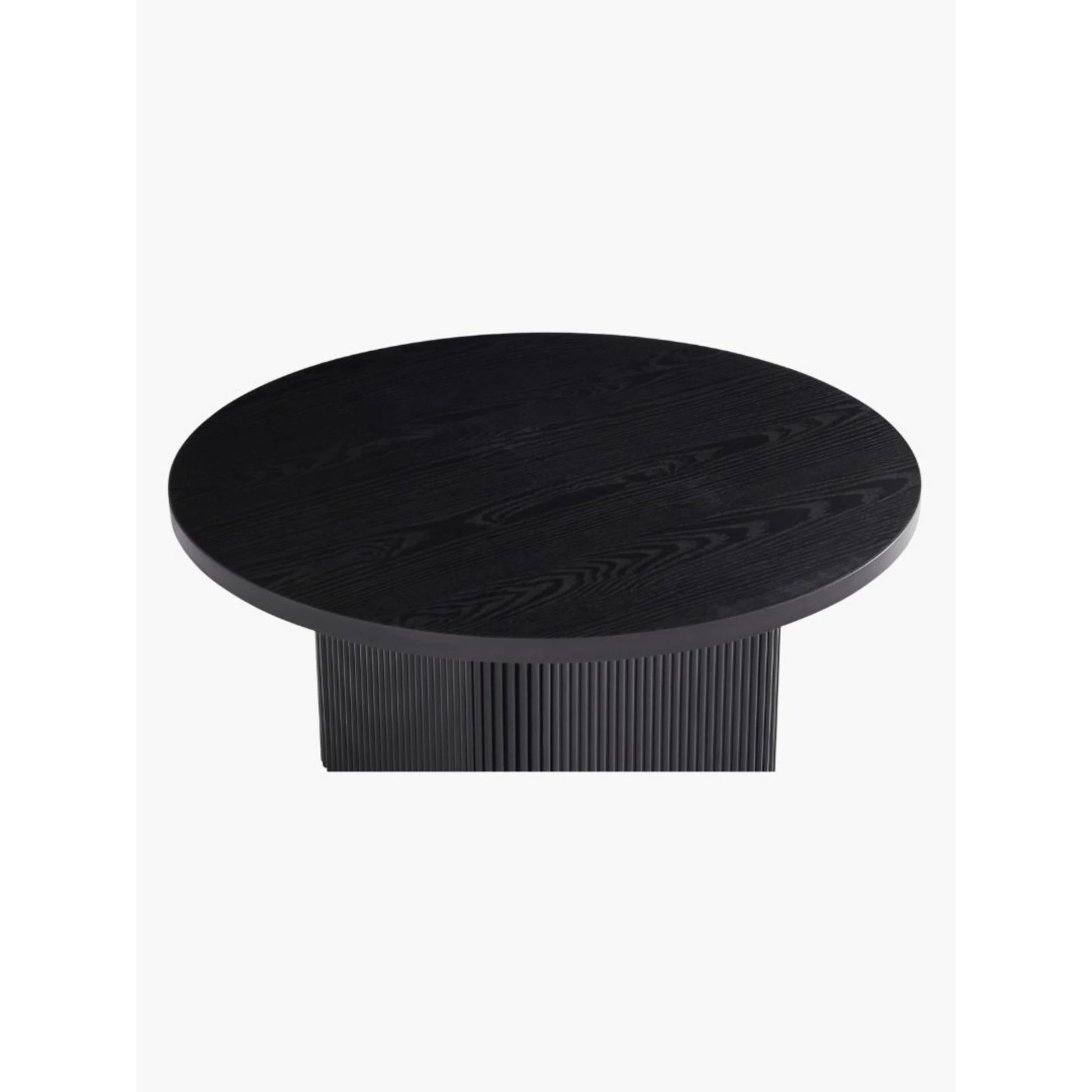 Lifely Tate Ripple Coffee Table, Black