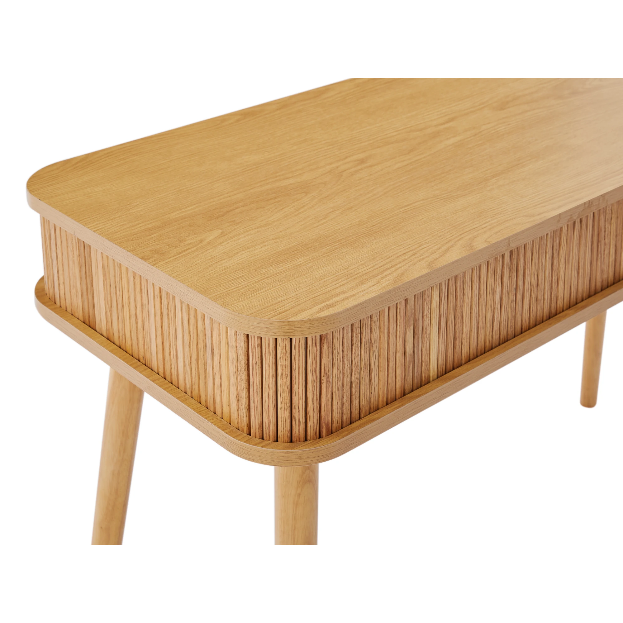 Lifely Tate Desk, Natural Wood, 50Lx120Wx78Hcm