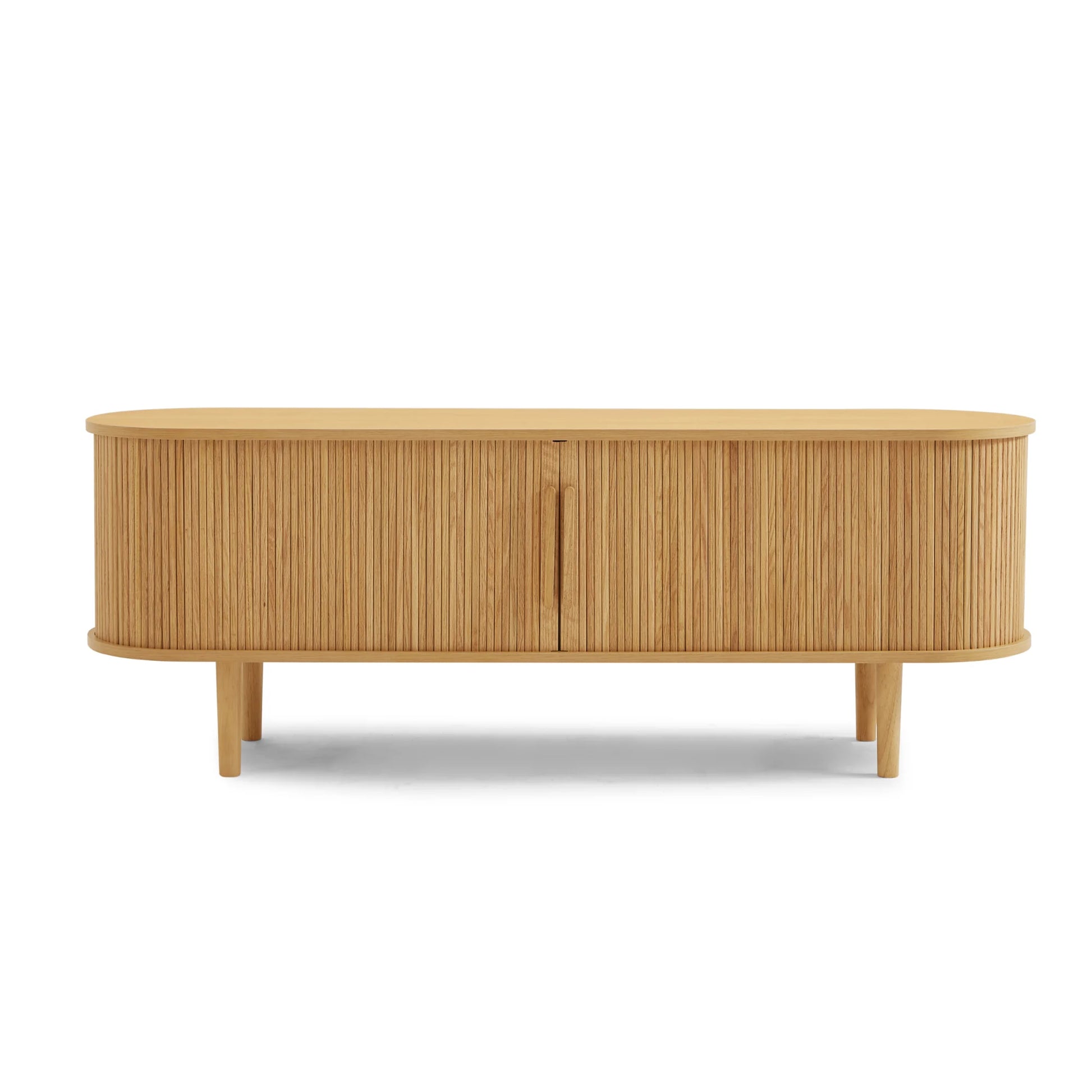 Lifely Tate Entertainment Unit, Natural Wood, 200cm