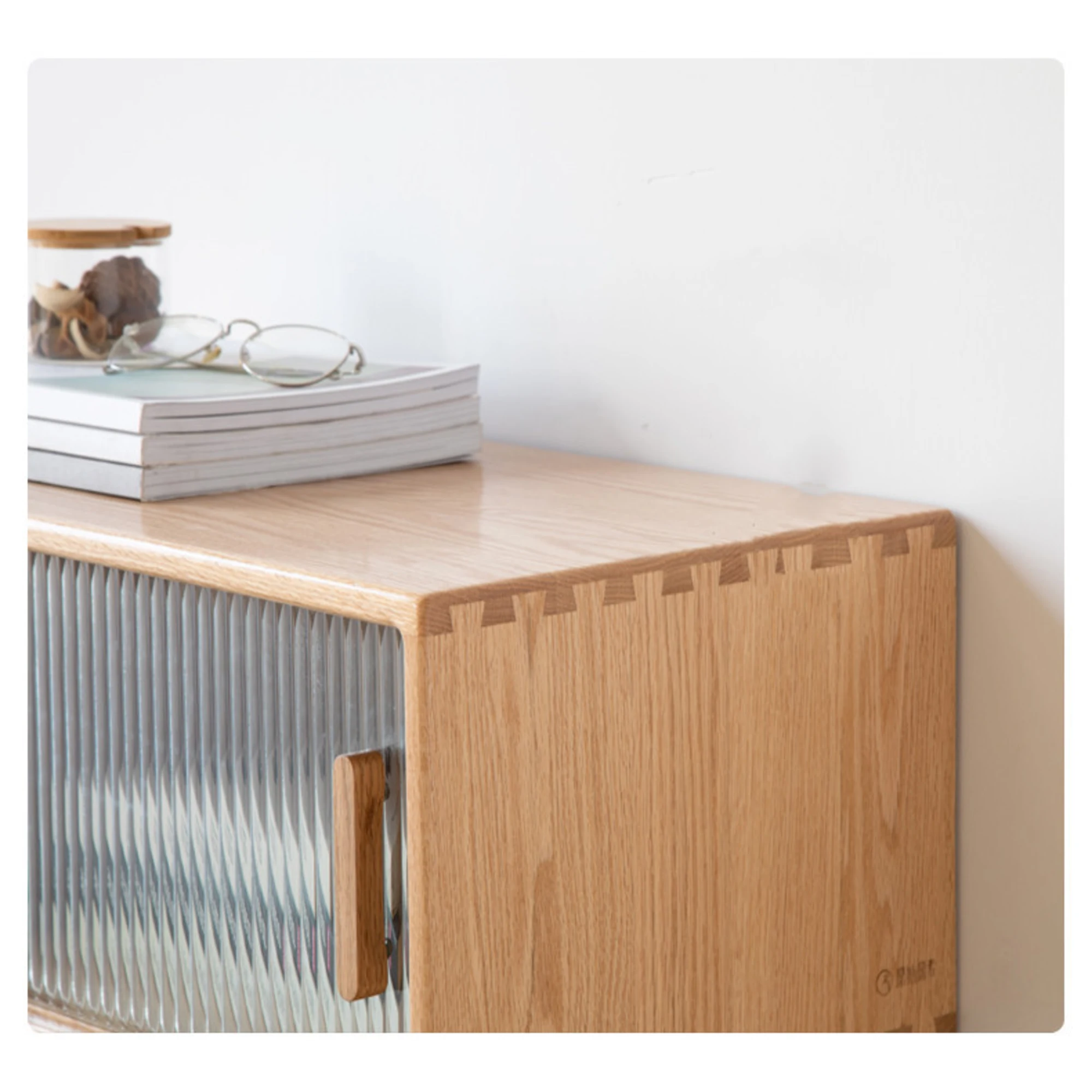 Solidwood Bailey TV Stand, 150x32x42CM, Natural Wood