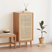 Solidwood Bailey Shoe Cabinet, 48x35CM, Natural Wood