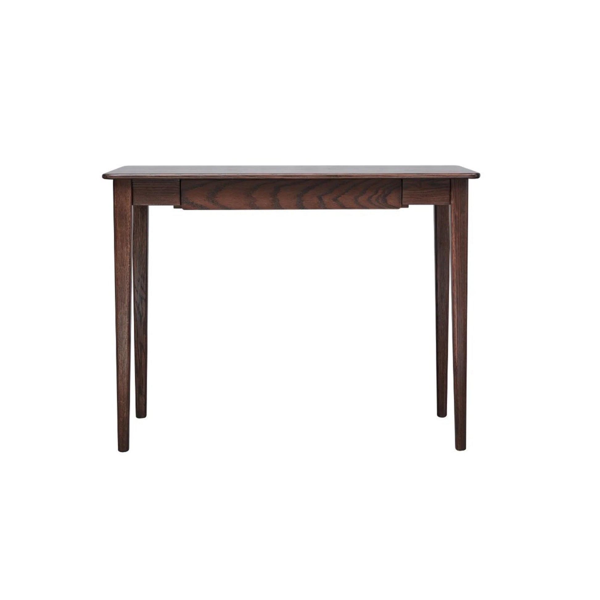 Solidwood Bailey Desk, A Drawer, 100x50CM, Dark Wood