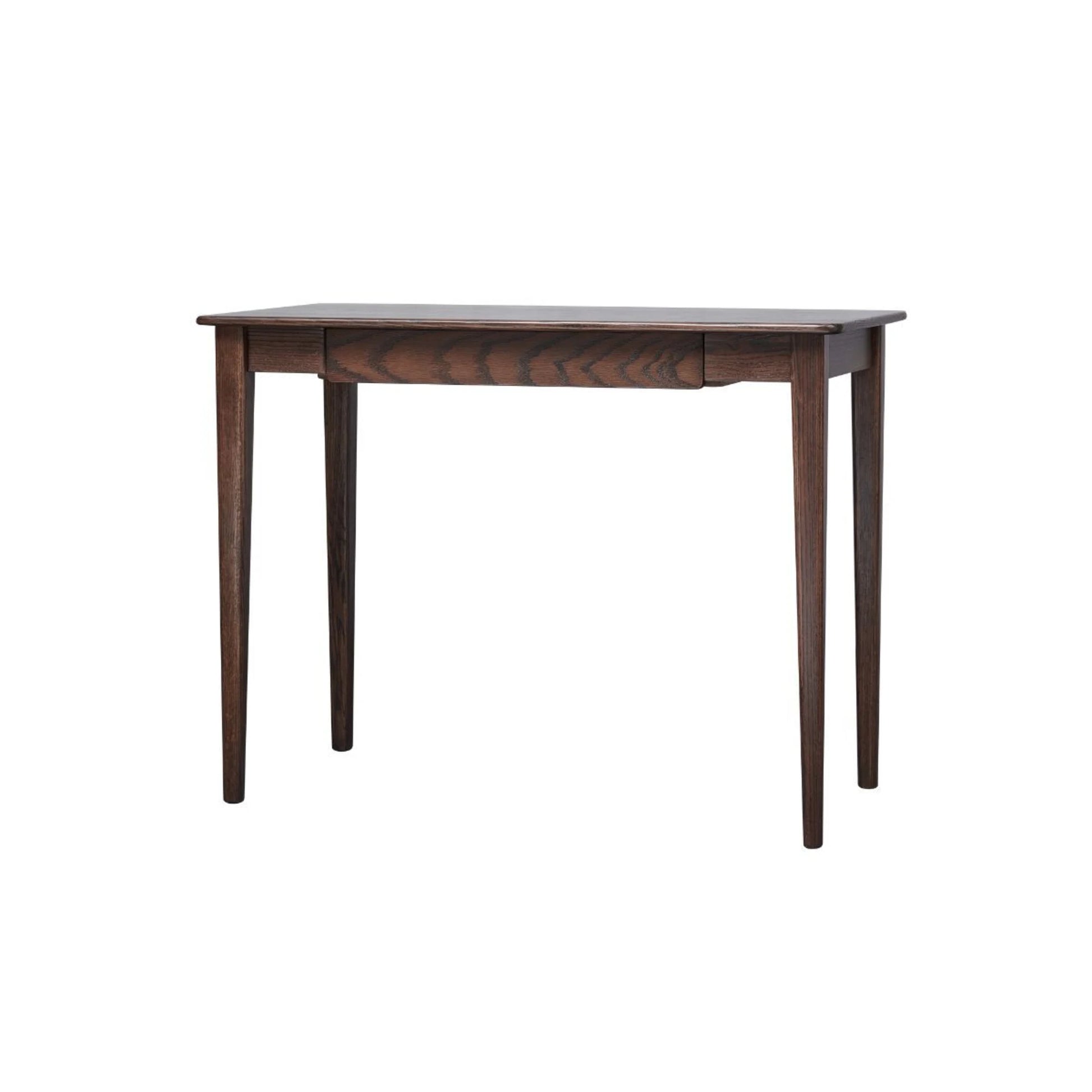 Solidwood Bailey Desk, A Drawer, 100x50CM, Dark Wood