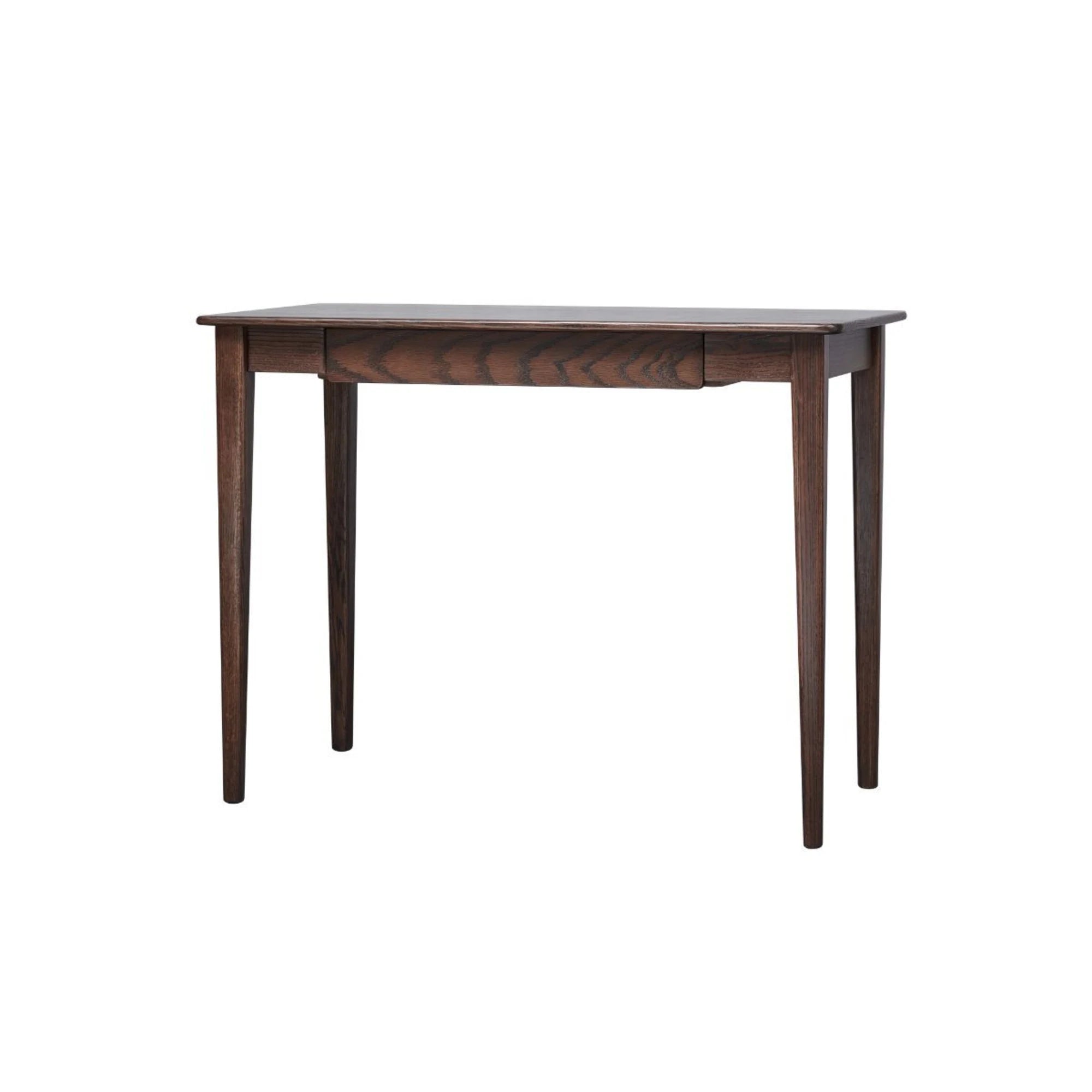 Solidwood Bailey Desk, A Drawer, 100x50CM, Dark Wood