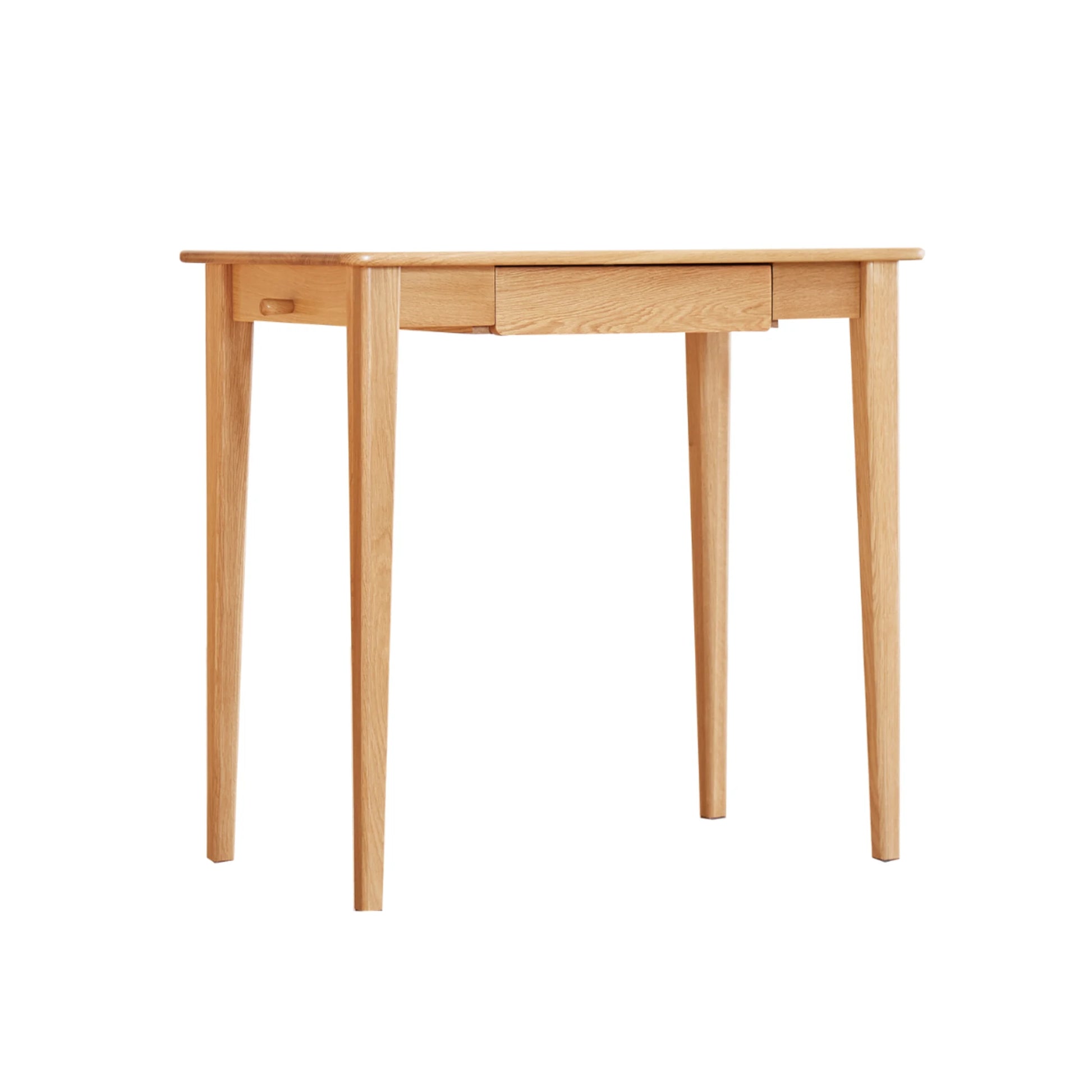 Solidwood Bailey Desk with 1 Drawer, Natural Wood