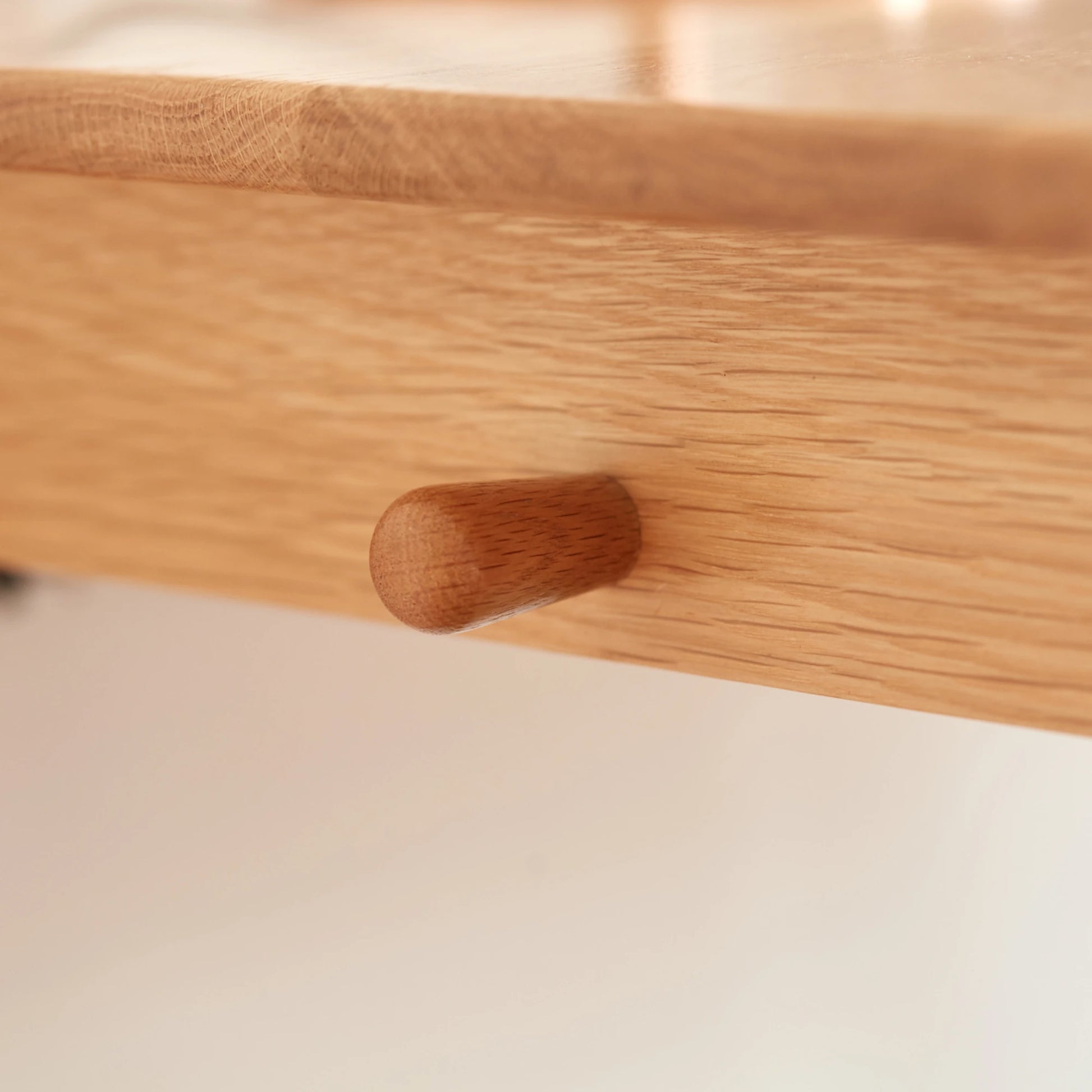 Solidwood Bailey Desk with 1 Drawer, Natural Wood