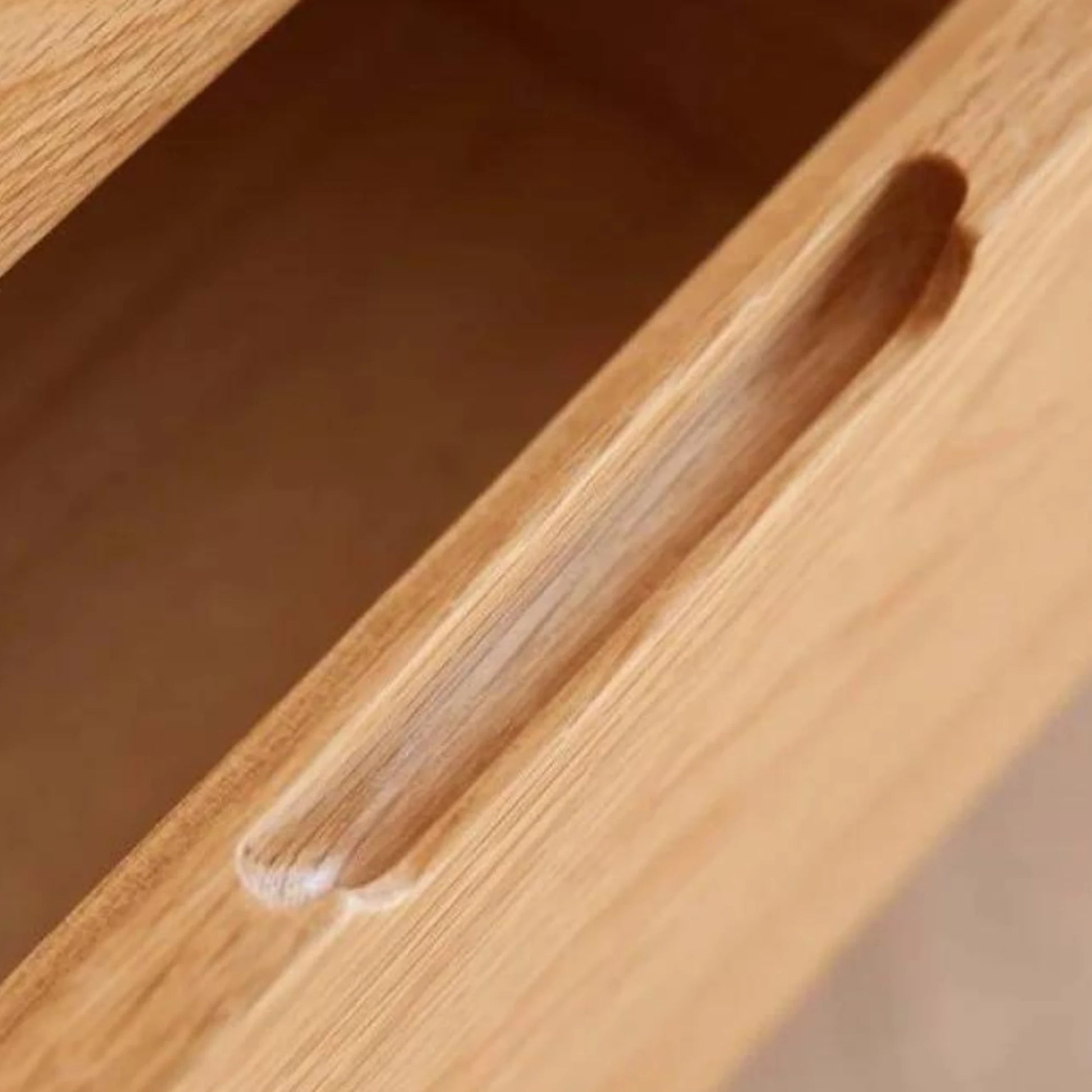 Solidwood Bailey Sideboard, 60x40X80CM, Natural Wood