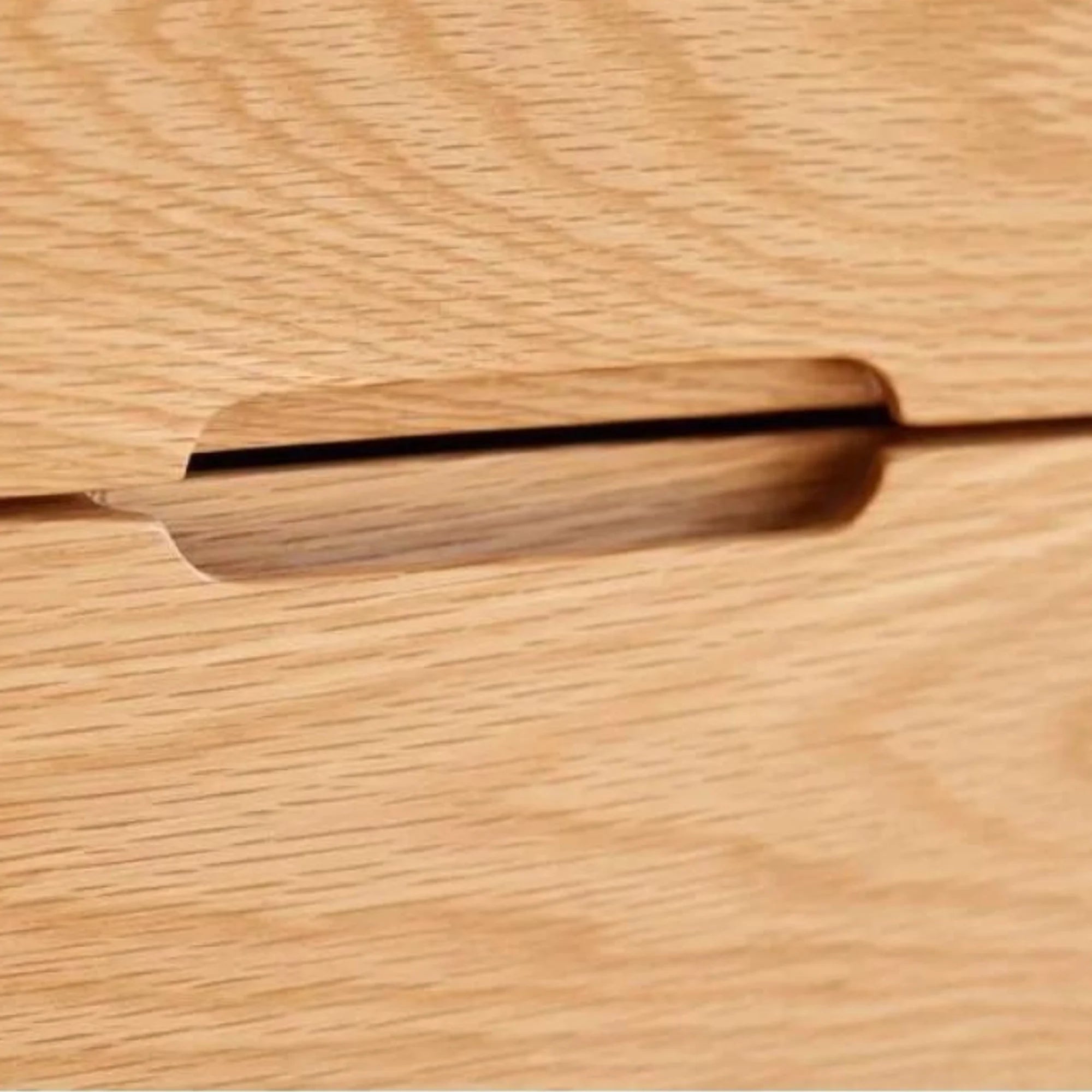 Solidwood Bailey Sideboard, 60x40X80CM, Natural Wood
