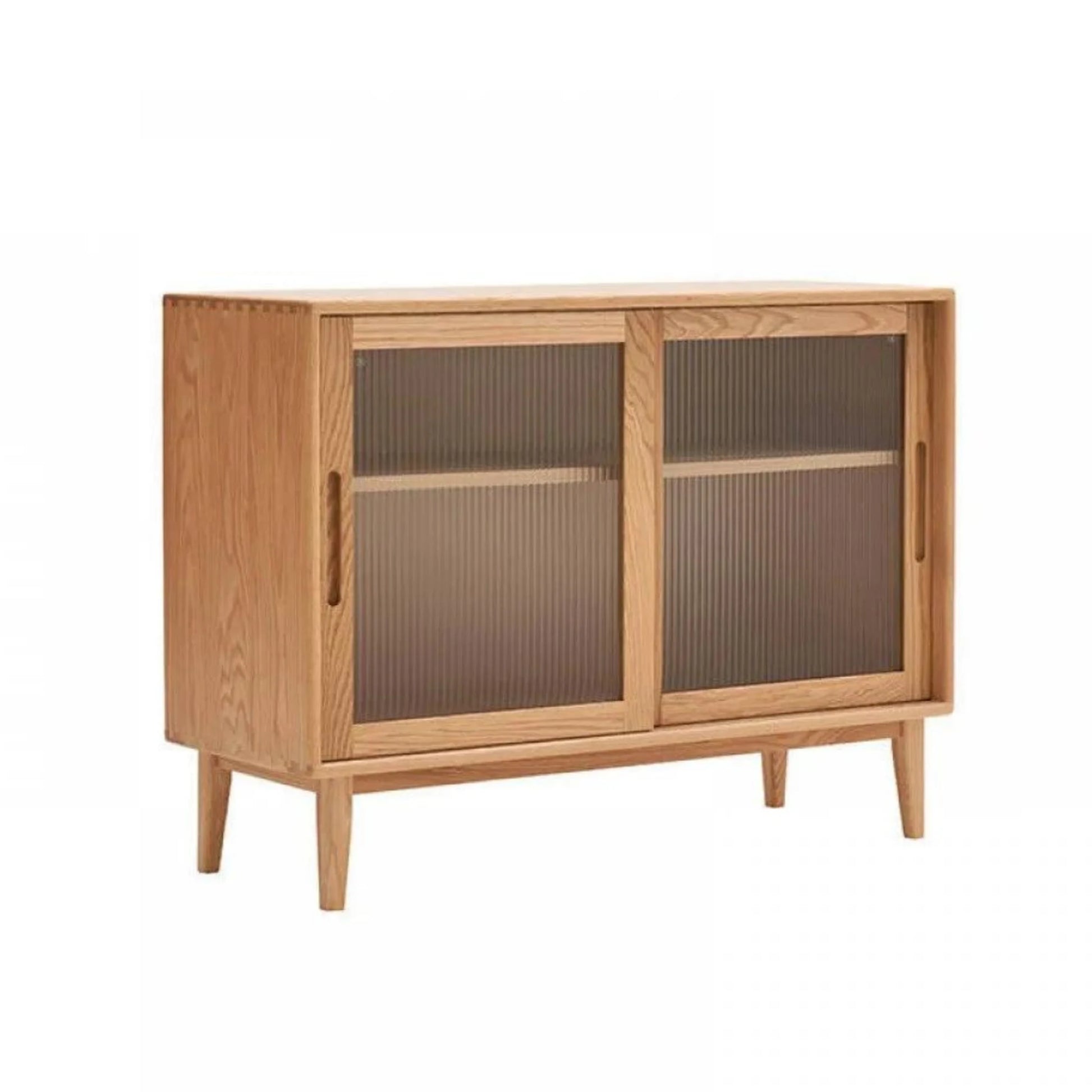 Solidwood Bailey Sideboard, 80x40x81CM, Natural Wood