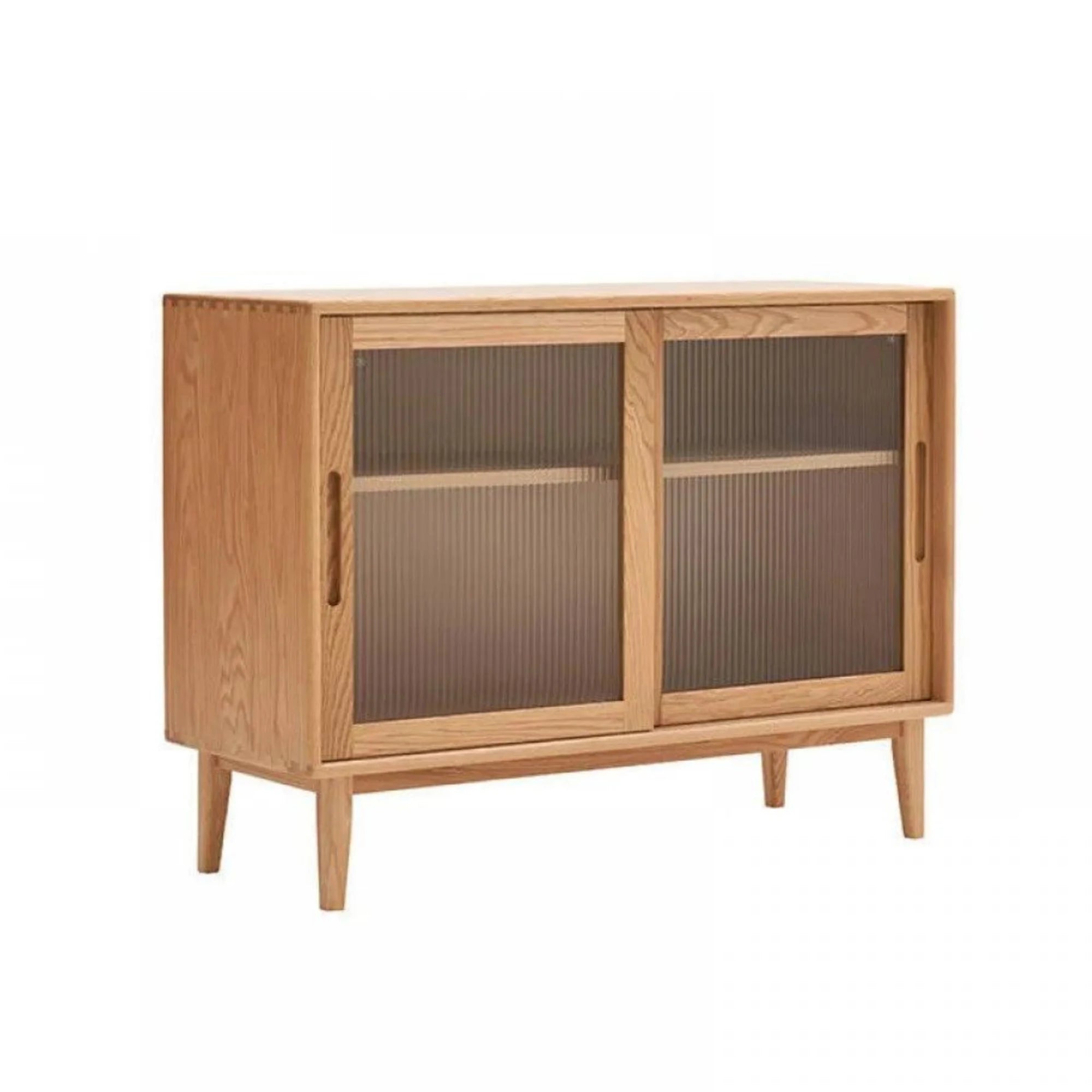 Solidwood Bailey Sideboard, 80x40x81CM, Natural Wood