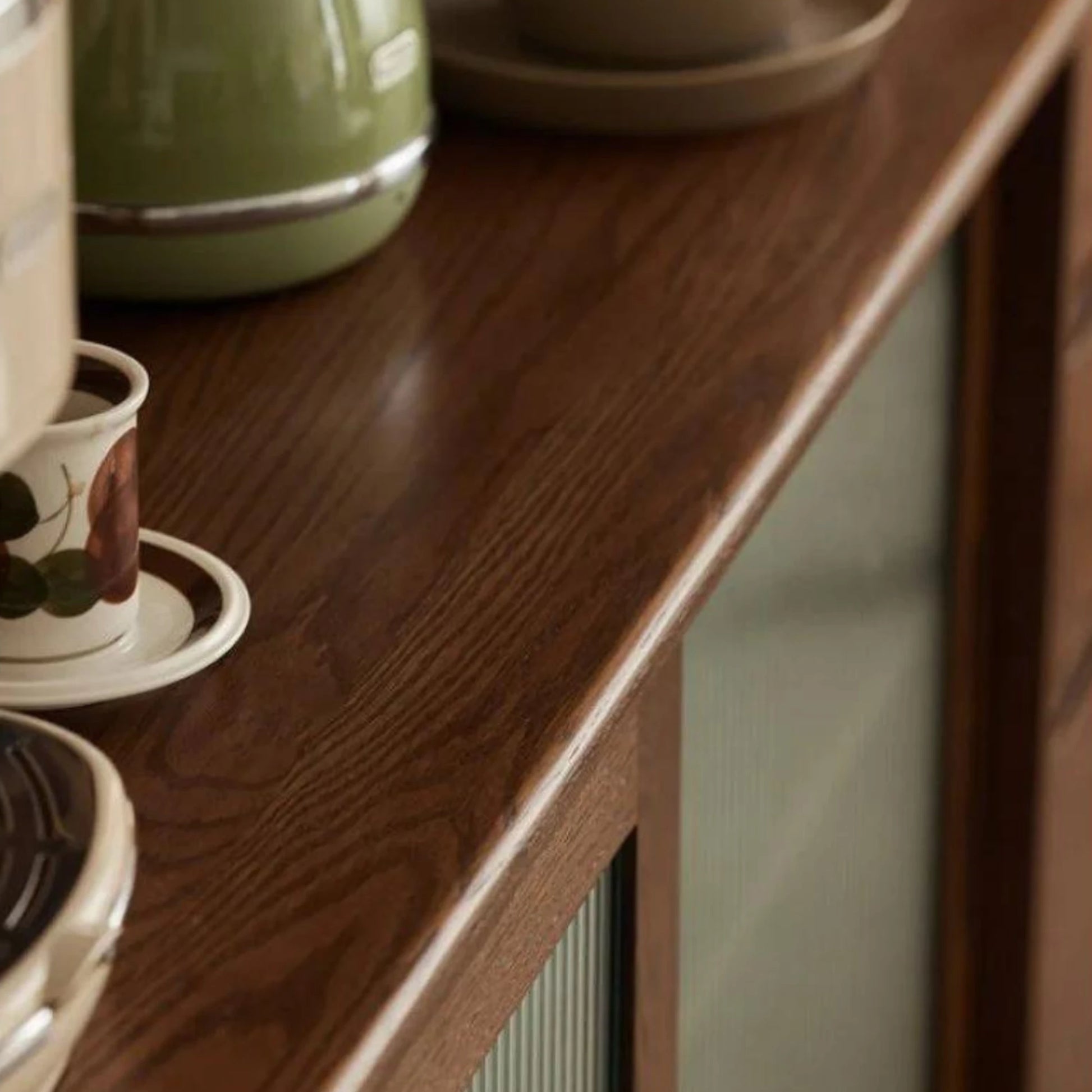 Solidwood Bailey Sideboard, 80x40x81CM, Dark Wood
