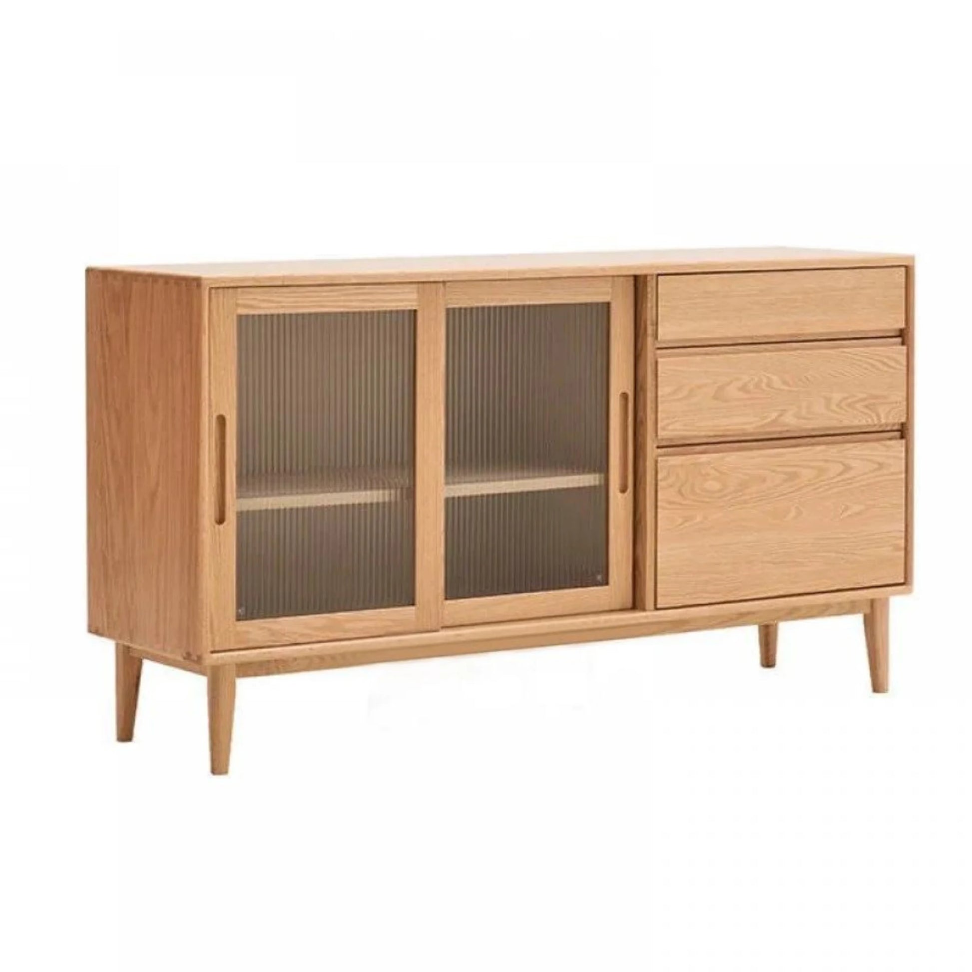 Solidwood Bailey Sideboard, 125x40x81CM, Natural Wood