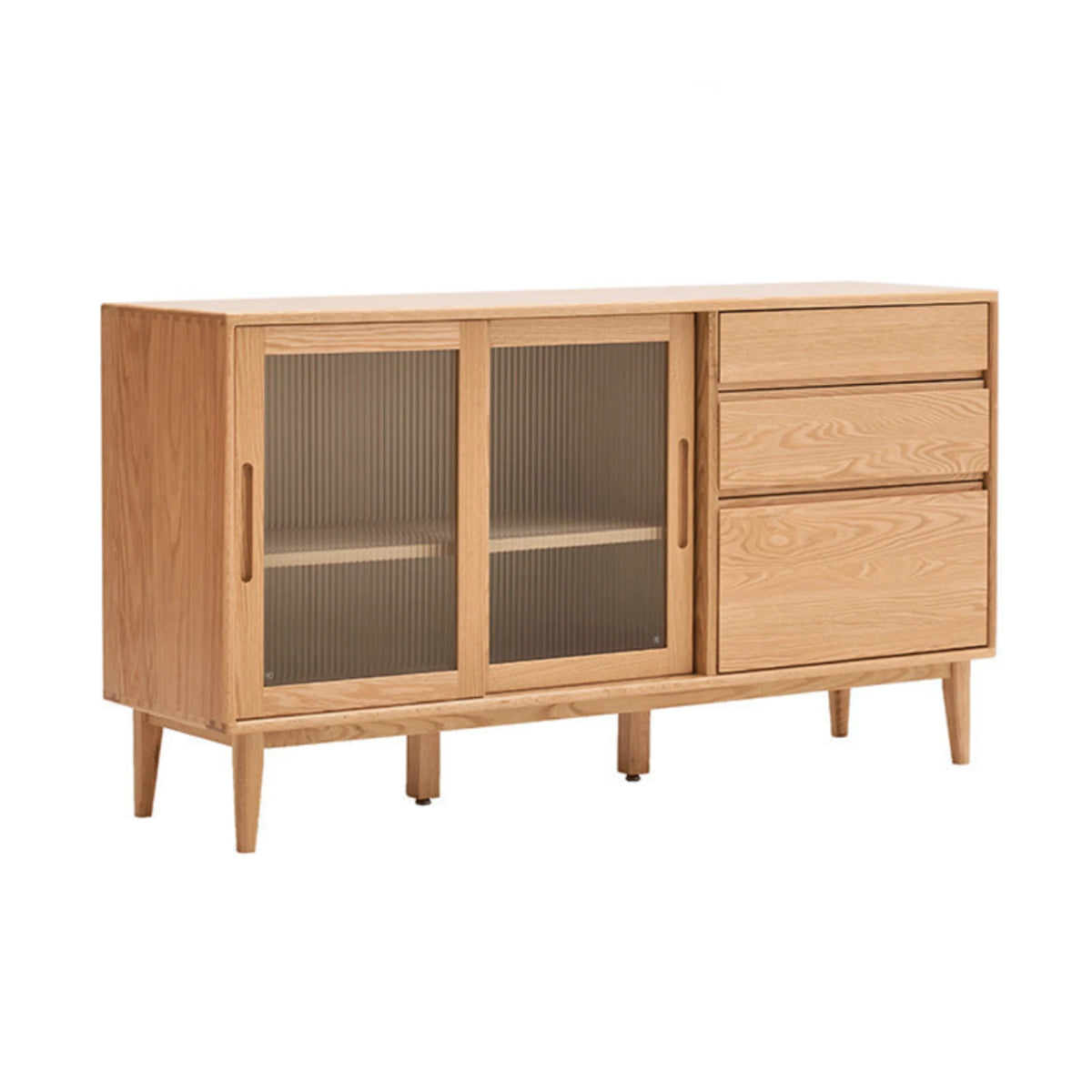 Solidwood Bailey Sideboard, 150x40x81CM, Natural Wood