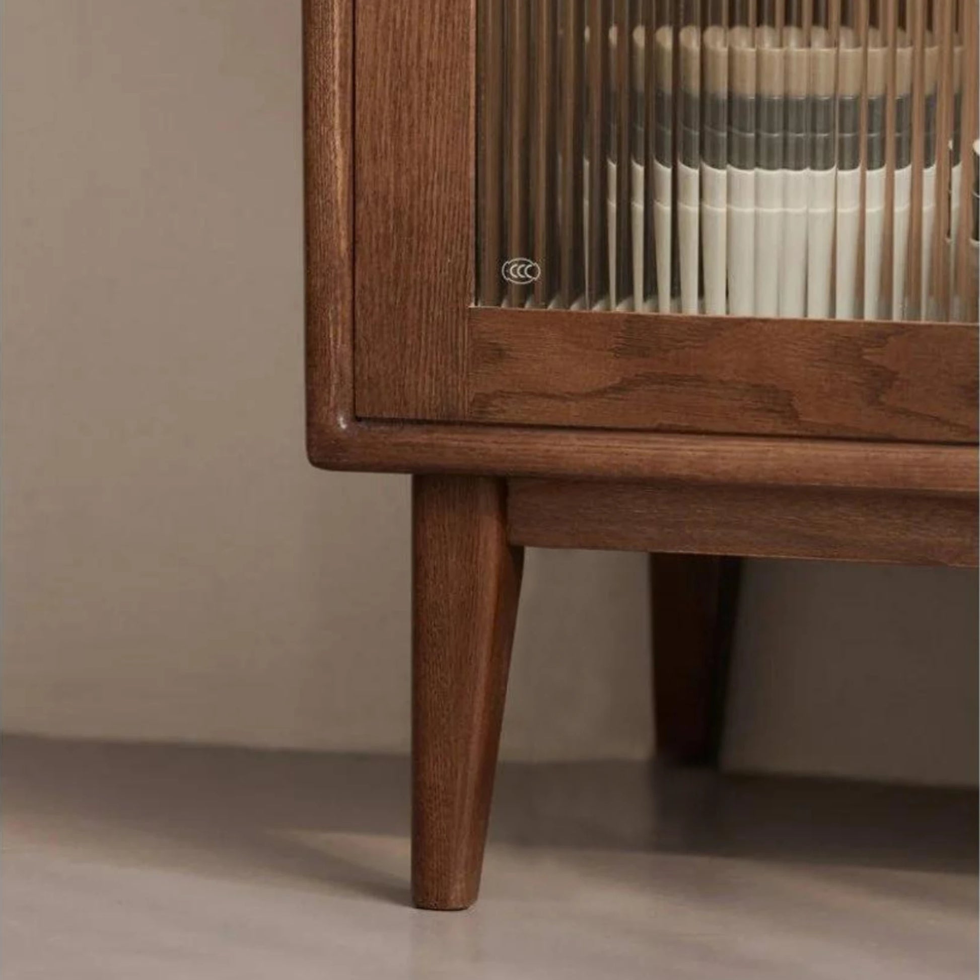 Solidwood Bailey Sideboard, 150x40x81CM, Dark Wood