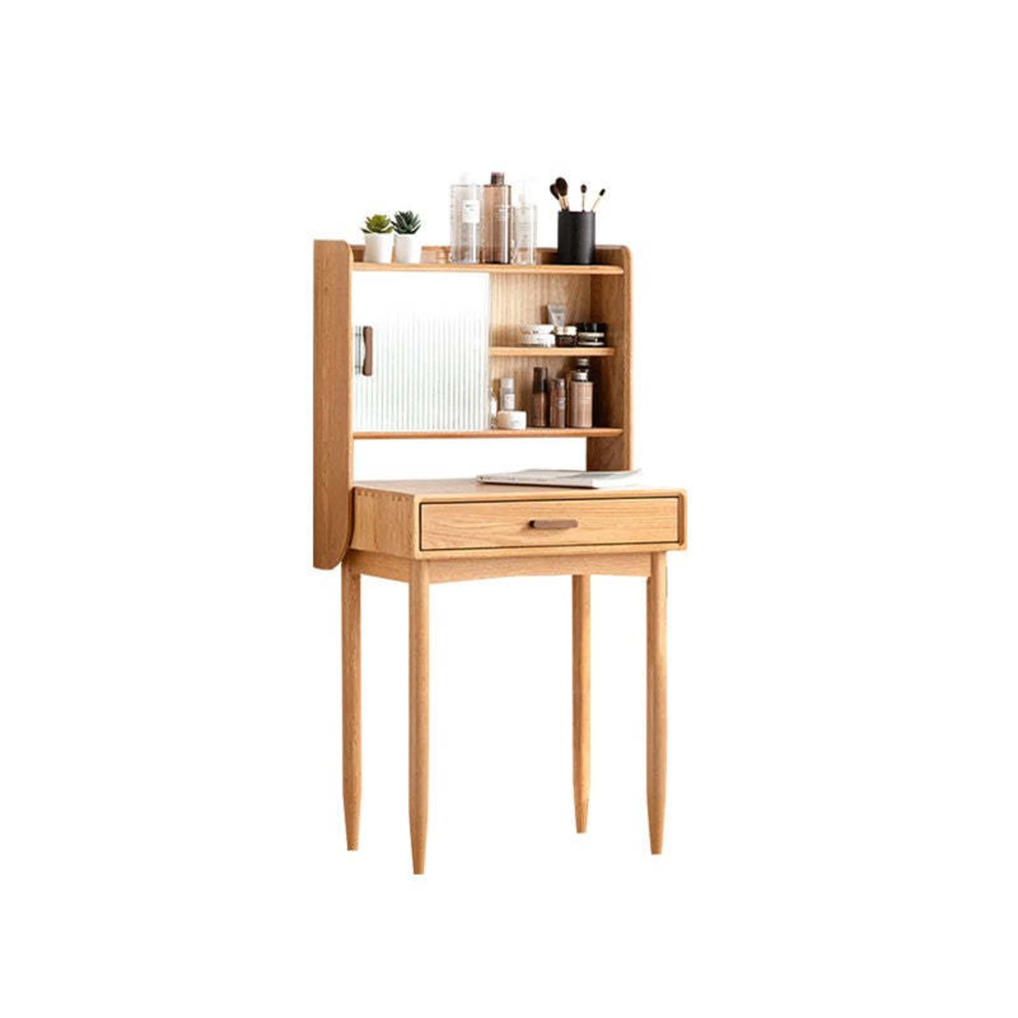 Solidwood Danya Dressing Table, 55x42CM, Natural Wood