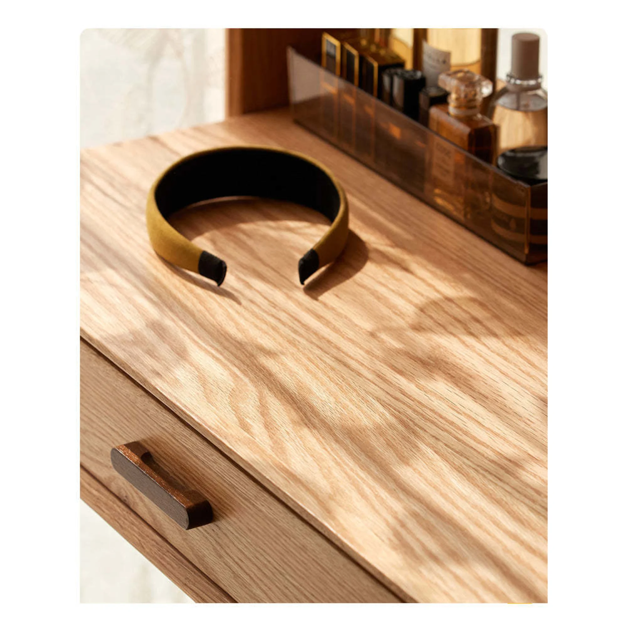 Solidwood Danya Dressing Table, 55x42CM, Natural Wood