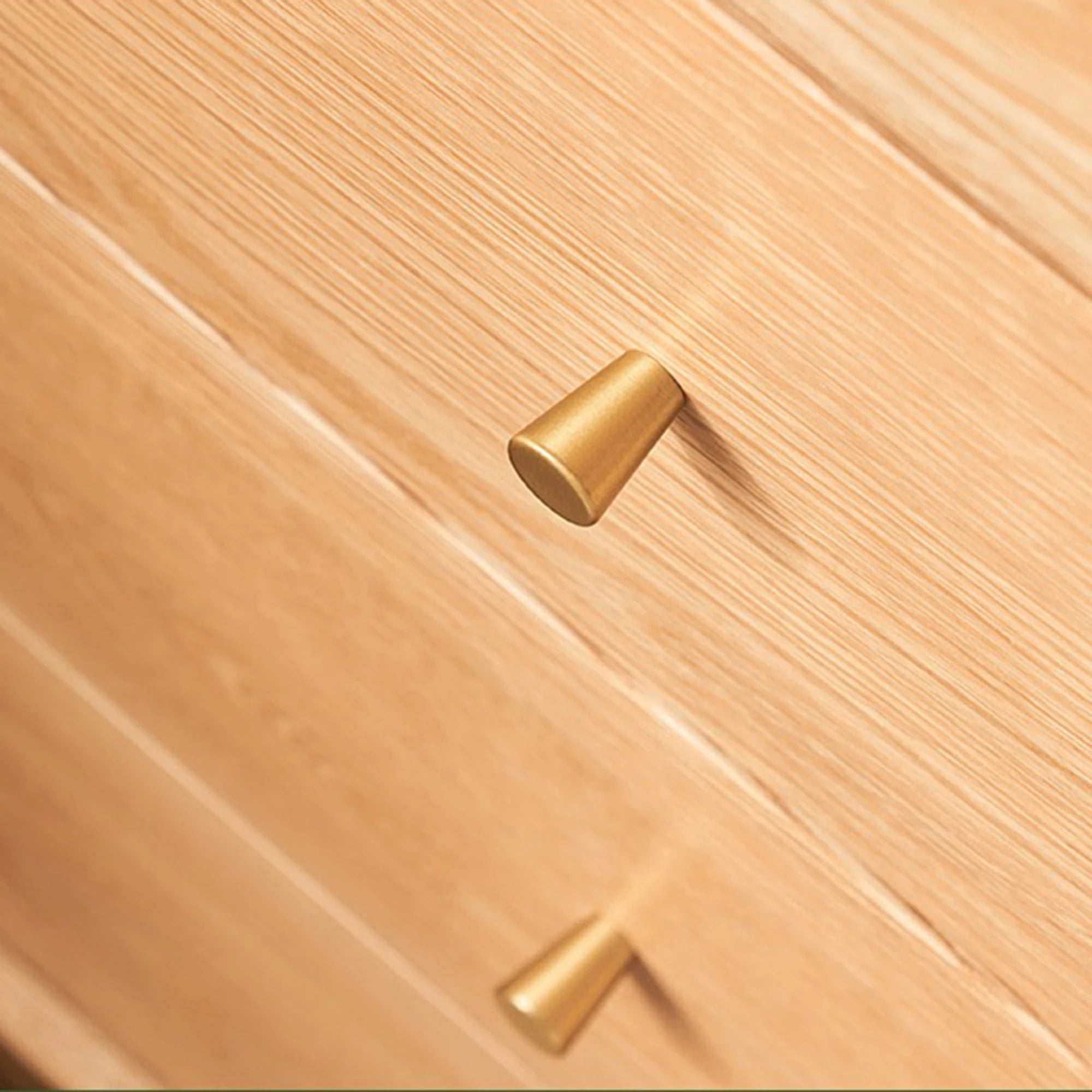 Solidwood Fuji Chest of 6 Drawers, 50x40x120cm, Natural Wood