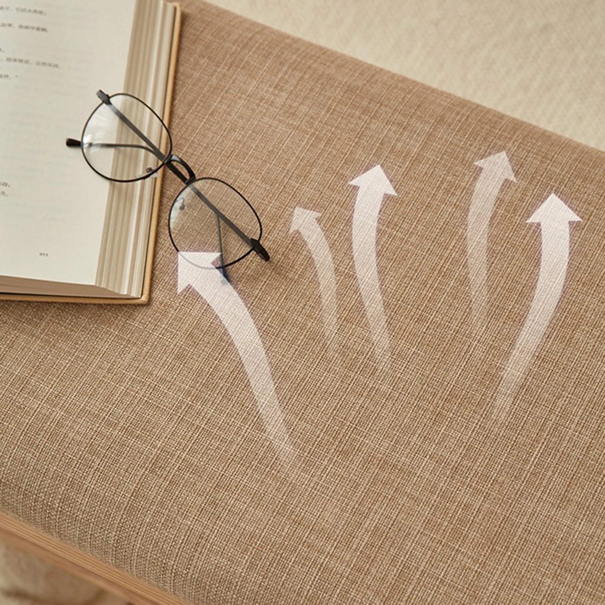 Solidwood Fuji Shoe Bench with cushion, 80x35x42cm, Dark Wood