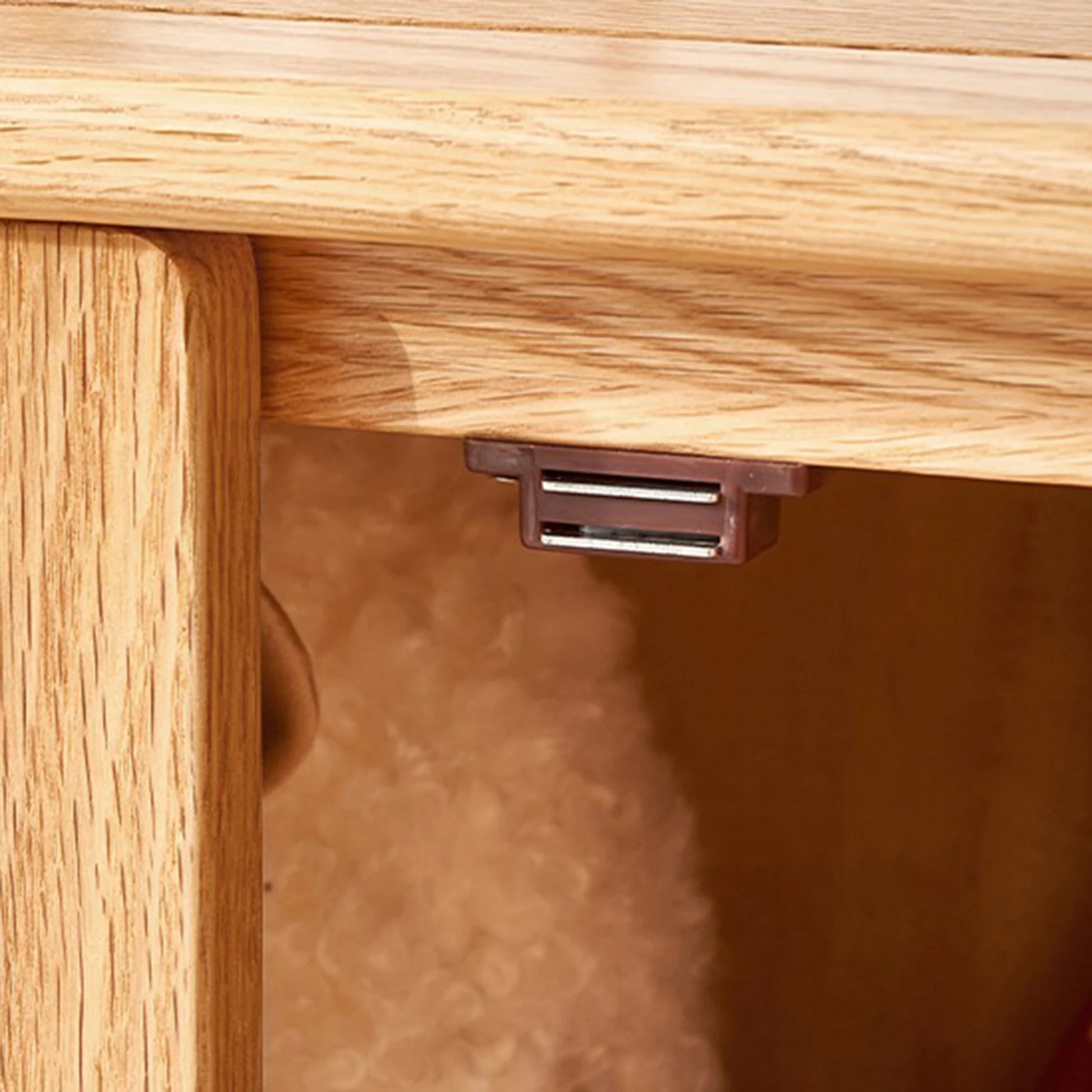 Solidwood Gleam Kids Combo Storage Cabinet, 74x40x75cm, Natural Wood