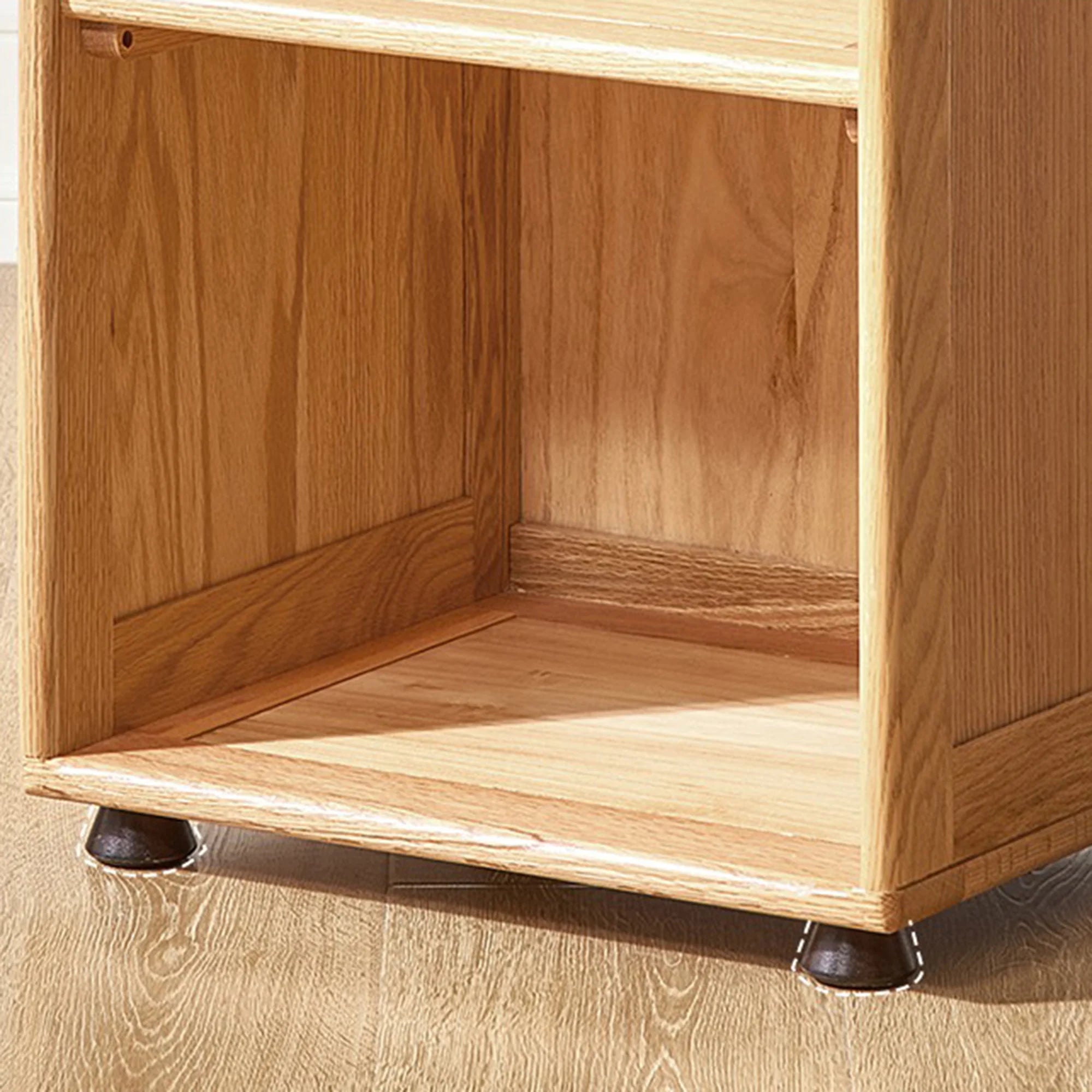 Solidwood Gleam Kids Combo Storage Shelf, 46x40x75cm, Natural Wood