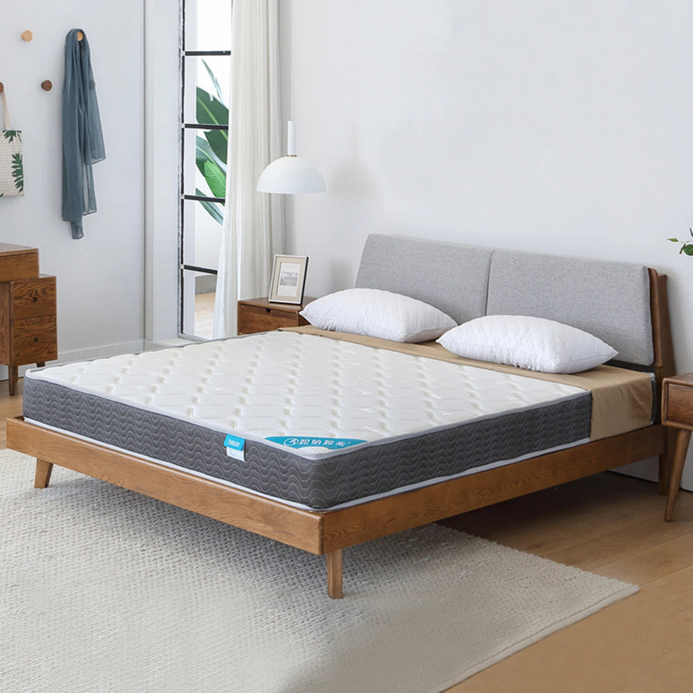 Solidwood Simeng Spring Mattress, Extra-Firm, White, Grey