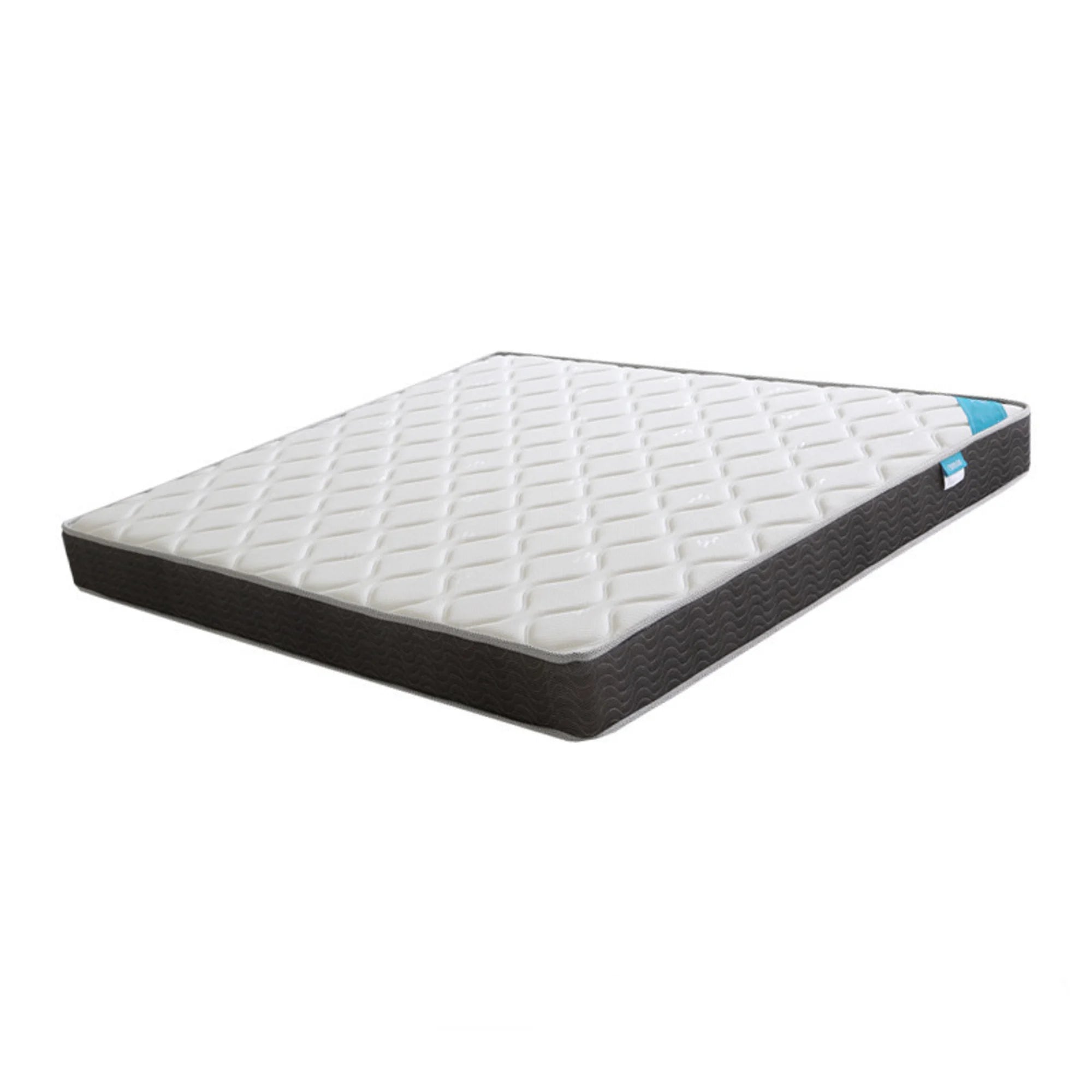 SolidWood Simeng Spring Mattress, Extra-Firm, White & Grey