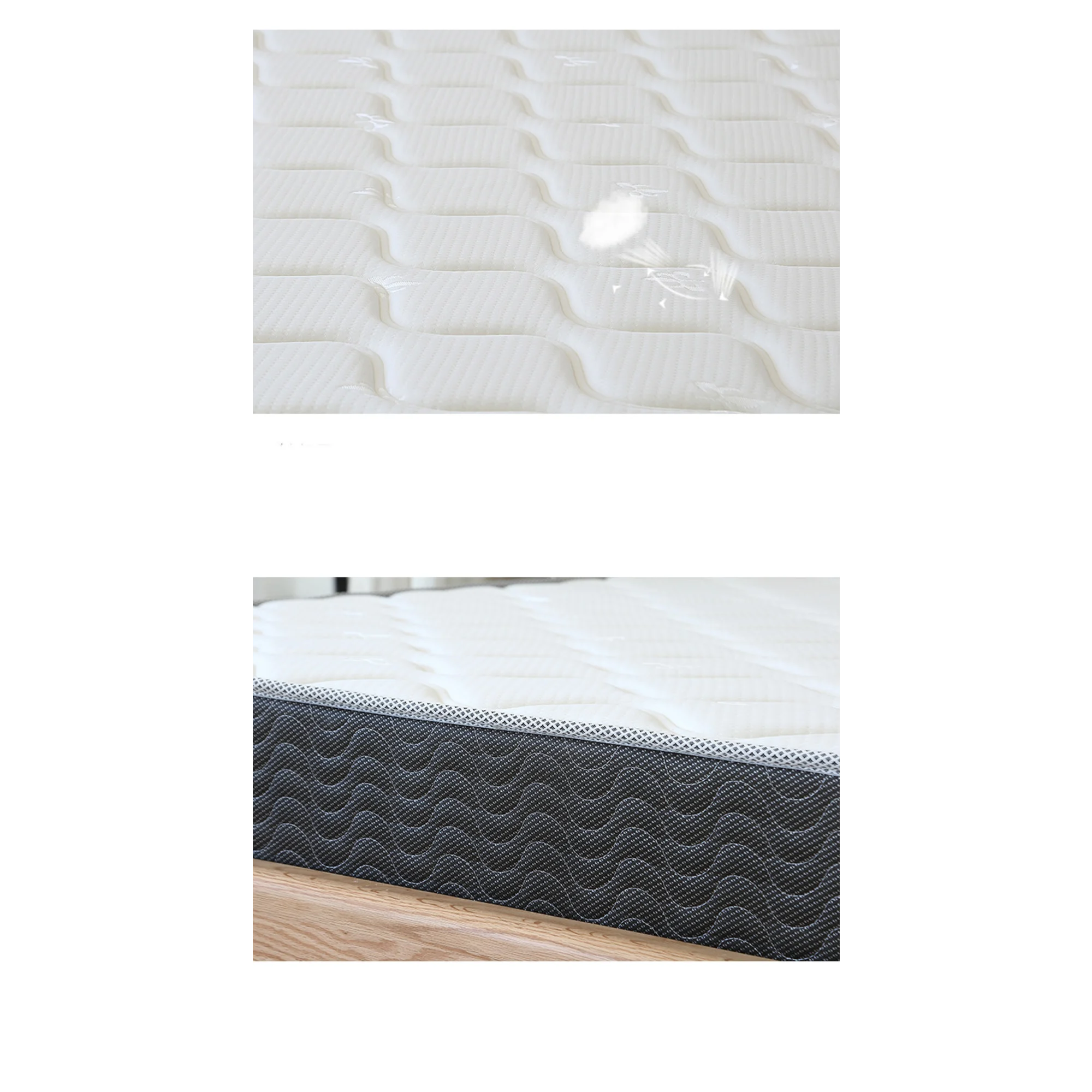 Solidwood Simeng Spring Mattress, Extra-Firm, White, Grey