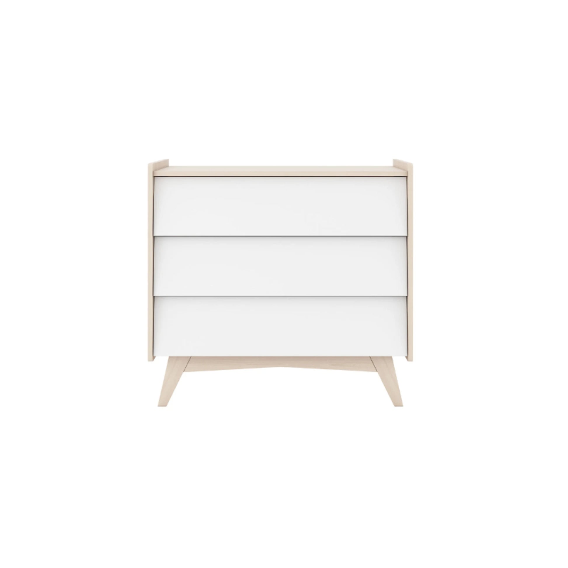 Alpaka Kaia Kids Chest of 3 Drawers, White,  93x55.5x100cm
