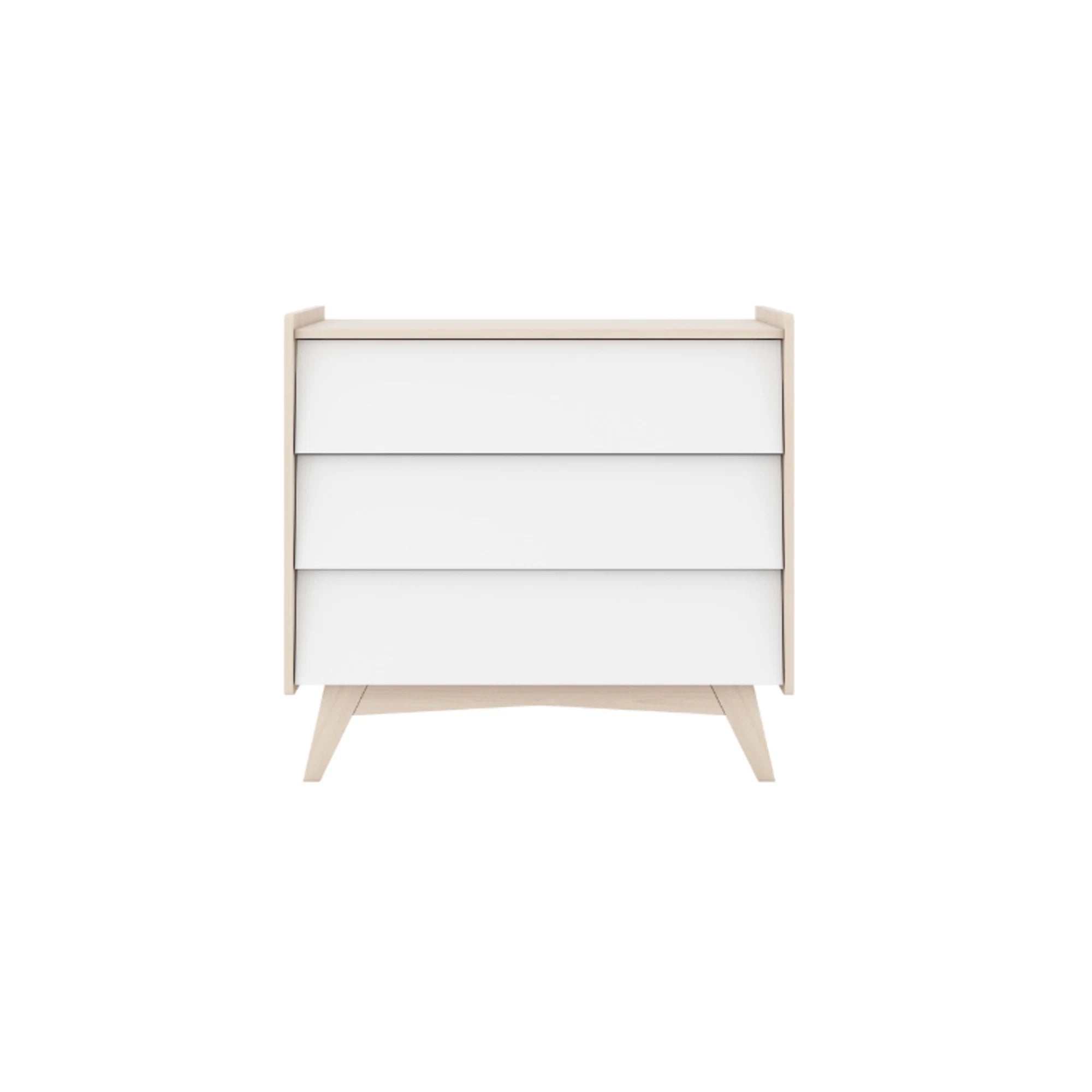 Alpaka Kaia Kids Chest of 3 Drawers, White,  93x55.5x100cm