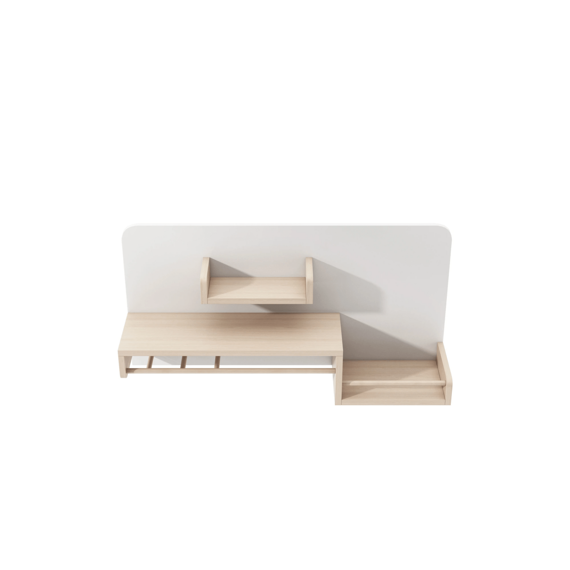 Alpaka Kaia Kids Hanging Shelf, White, 90x21.5x45cm