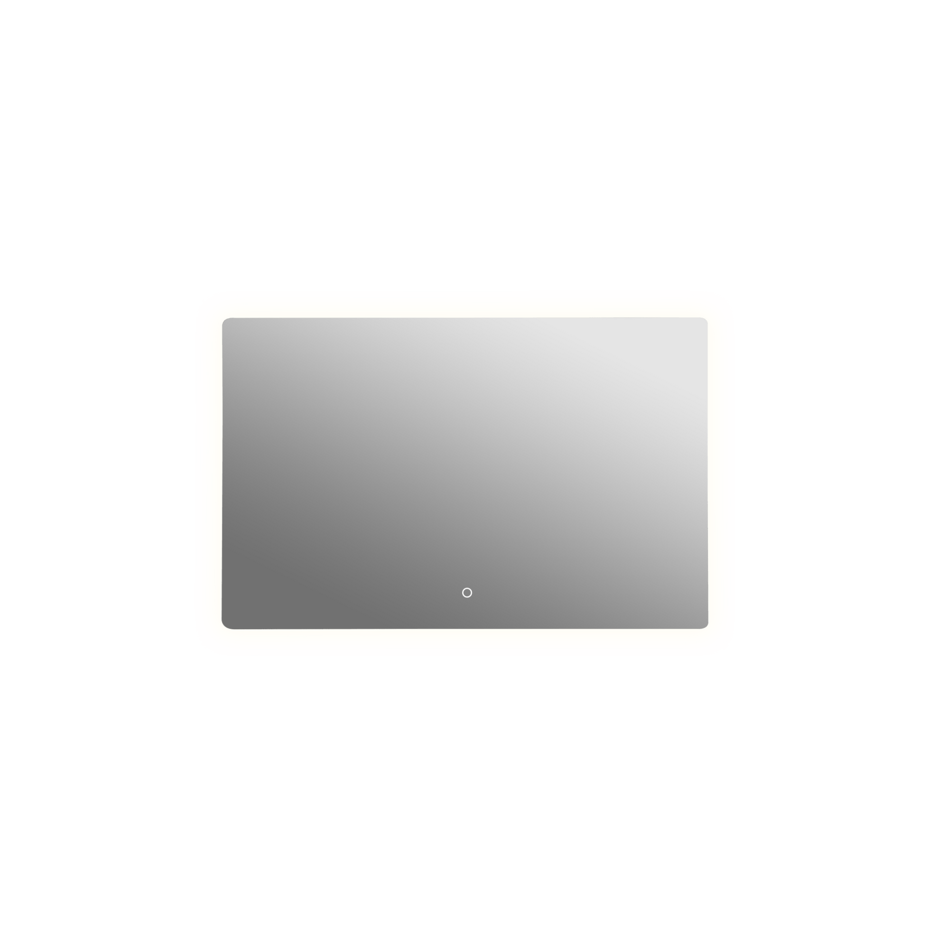 Aruvo Nfled Rectangle Frameless Bathroom Mirror with LED 120cm