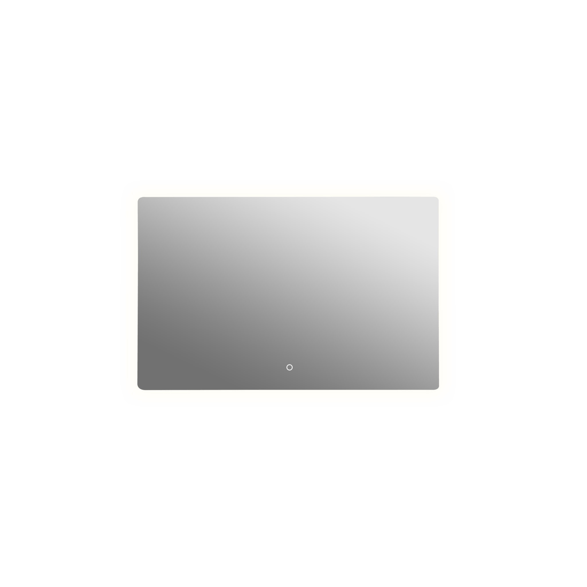 Aruvo Nfled Rectangle Frameless Bathroom Mirror with LED 120cm
