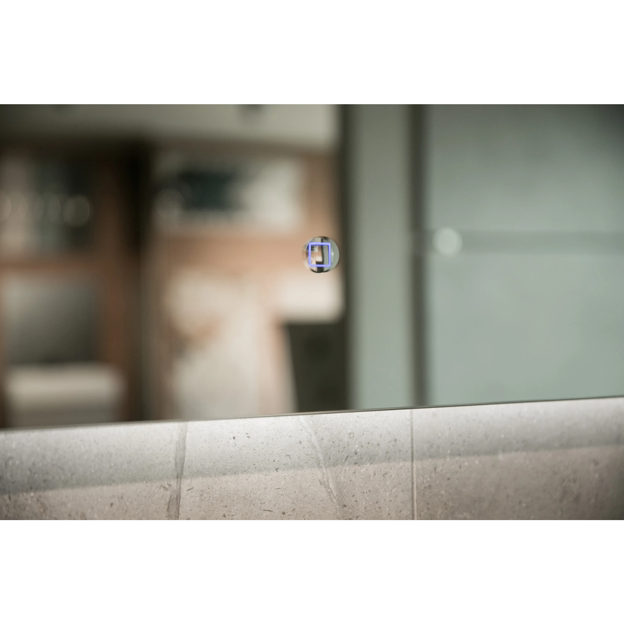 Aruvo Nfled Rectangle Frameless Bathroom Mirror with LED 120cm