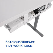 LoctekcmP502 Under Desk Cable Management Basket Tray, 500x122x90mm, White