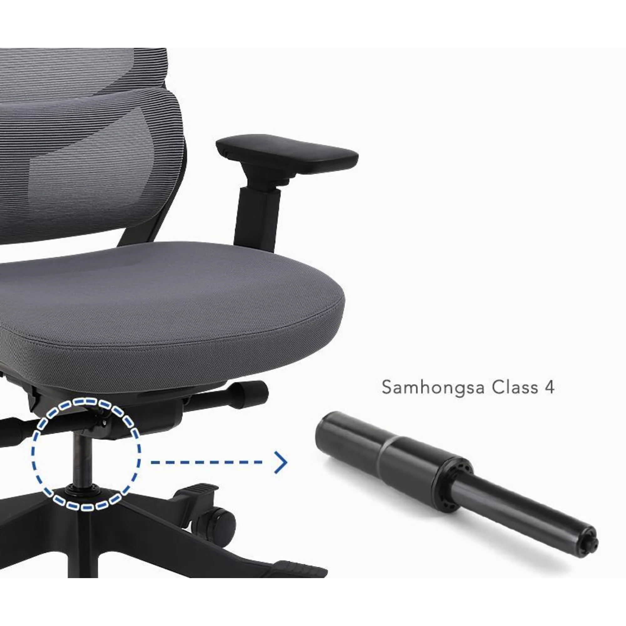 Loctek YZ502 Ergonomic Office Chair, Black