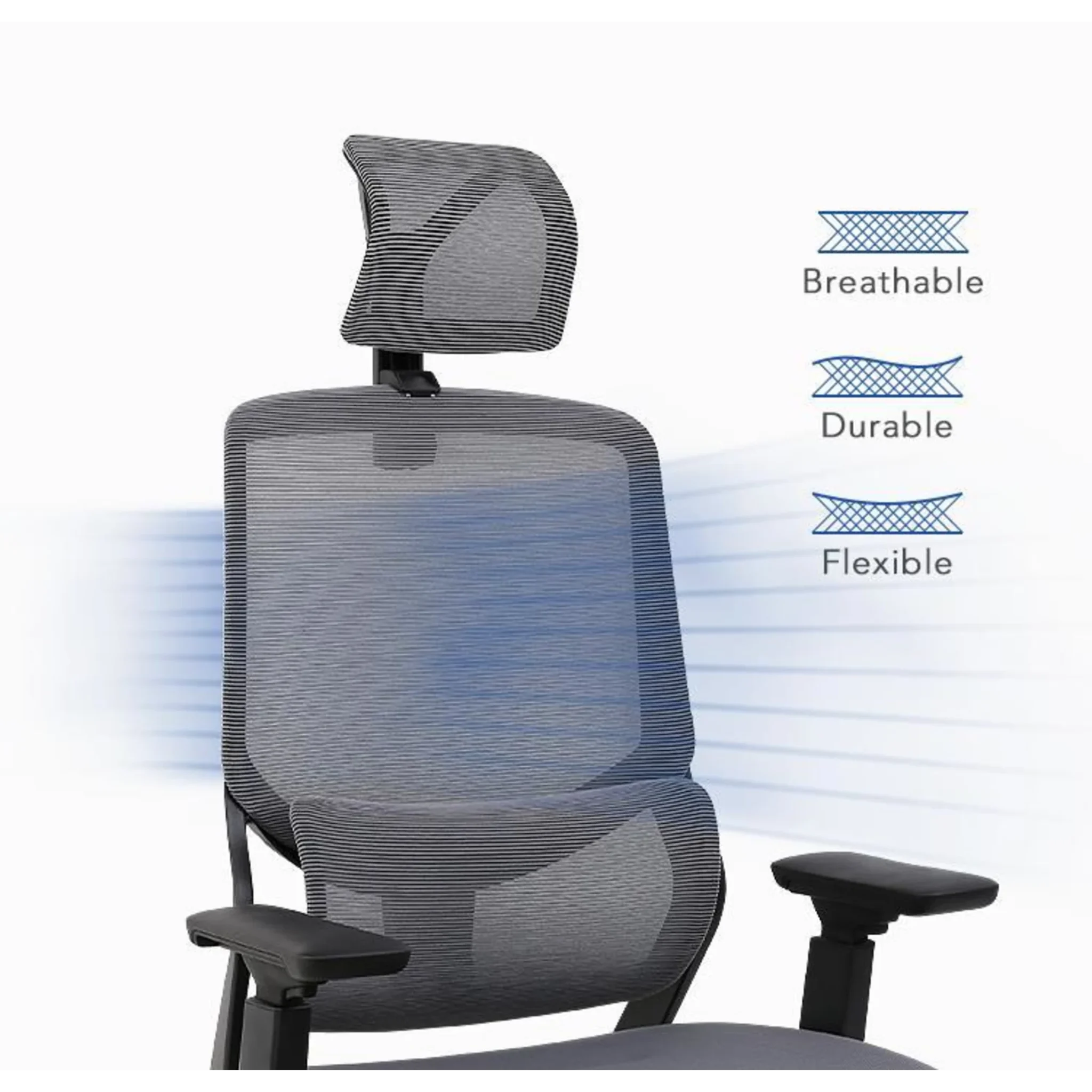 Loctek YZ502 Ergonomic Office Chair, Black