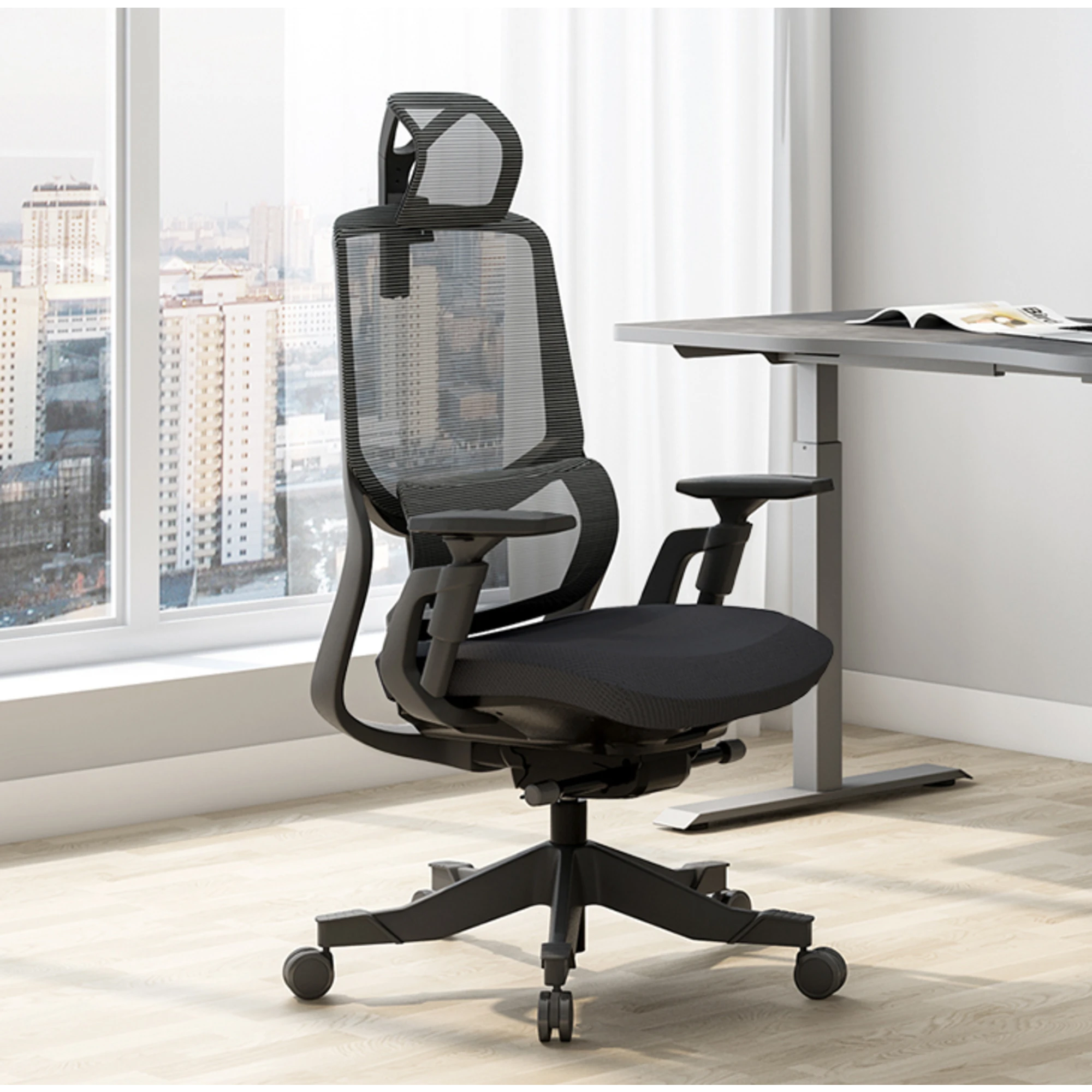 Loctek YZ502 Ergonomic Office Chair, Black