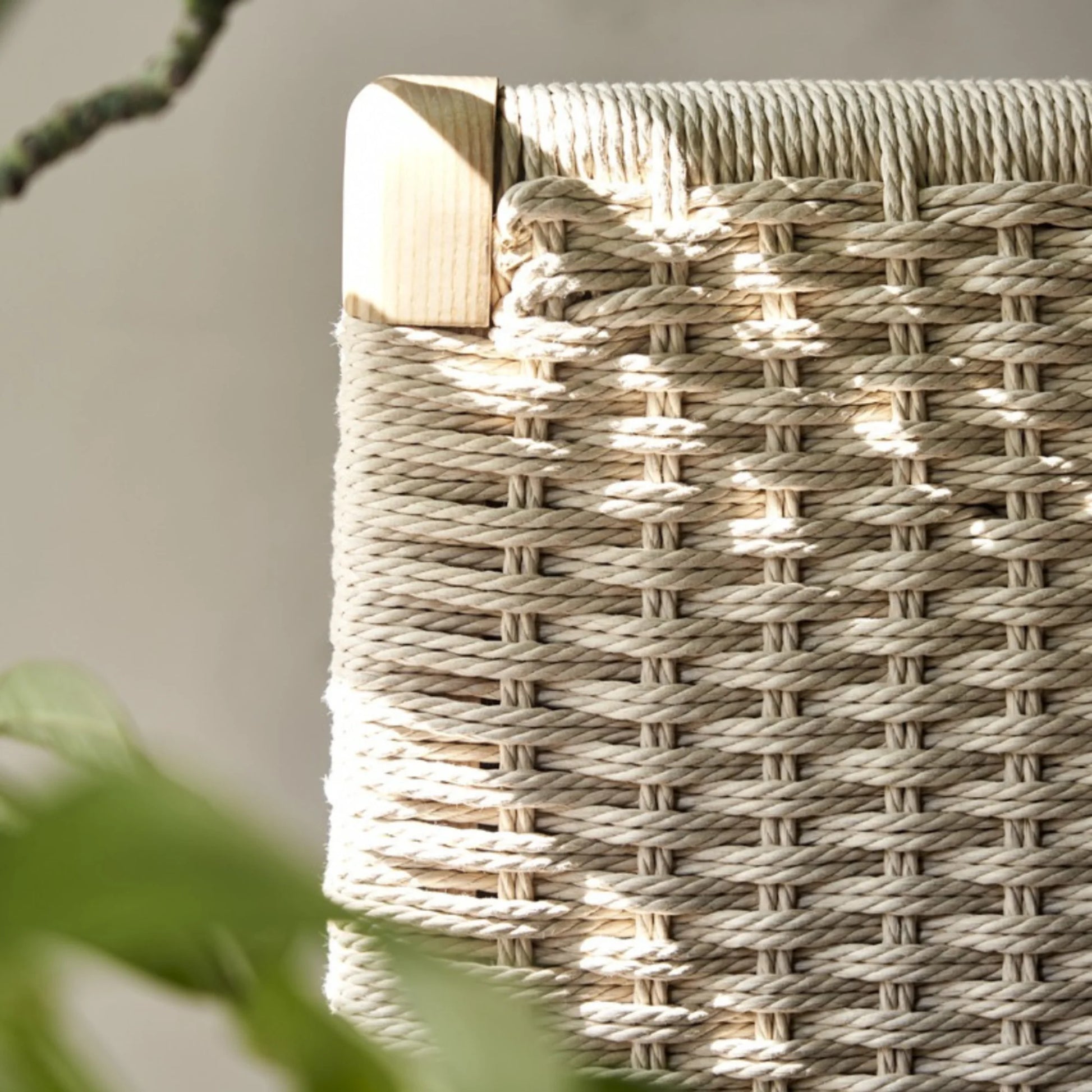 BohoBoho Verus Solid Wood & Rattan Lounge Chair
