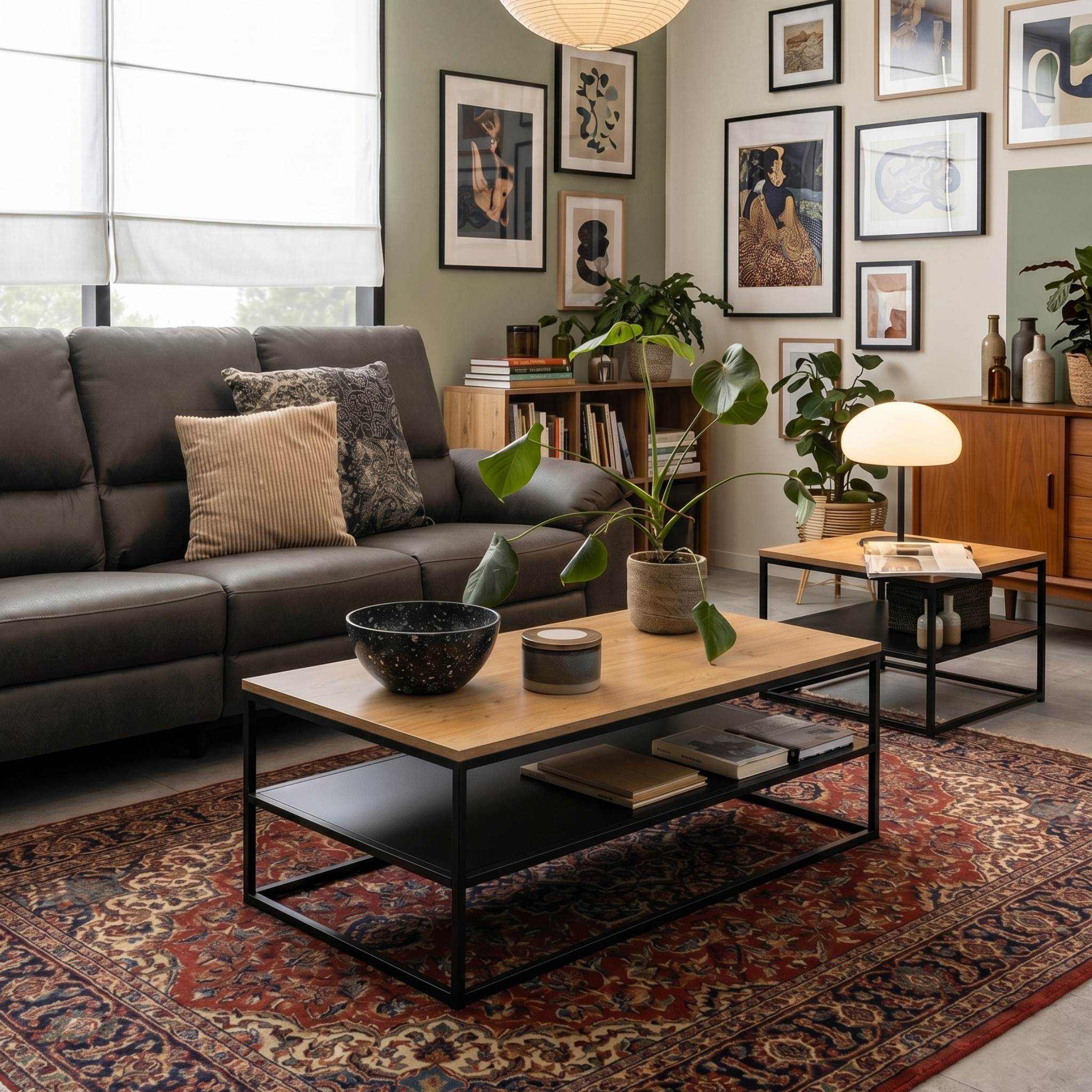 Hjem Design Ginley Rectangular Coffee Table