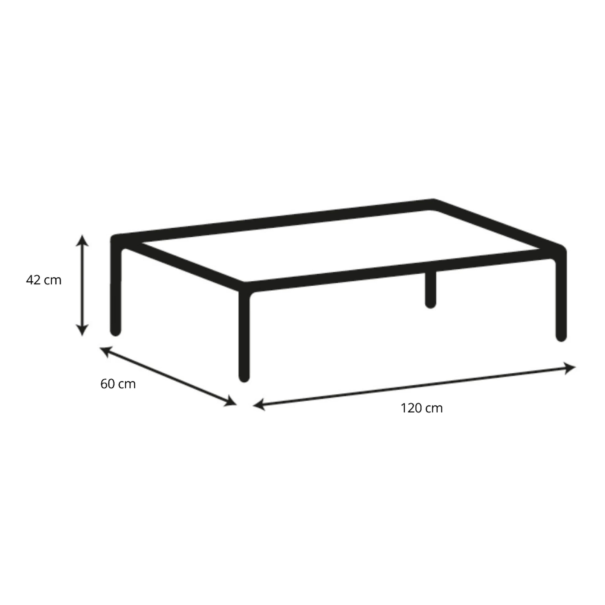 Hjem Design Ginley Rectangular Coffee Table