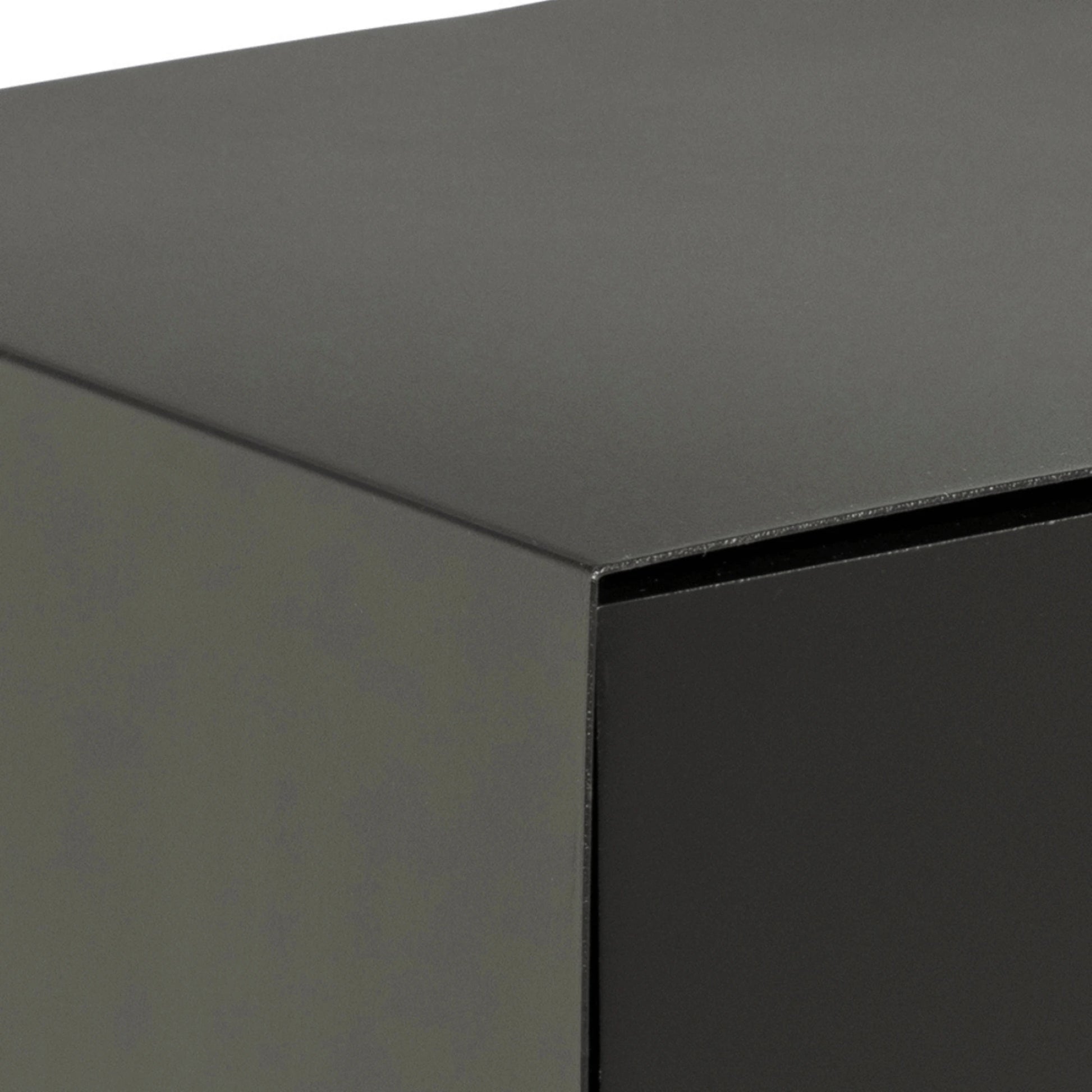 Hjem Design Jackson Bedside Table, Black
