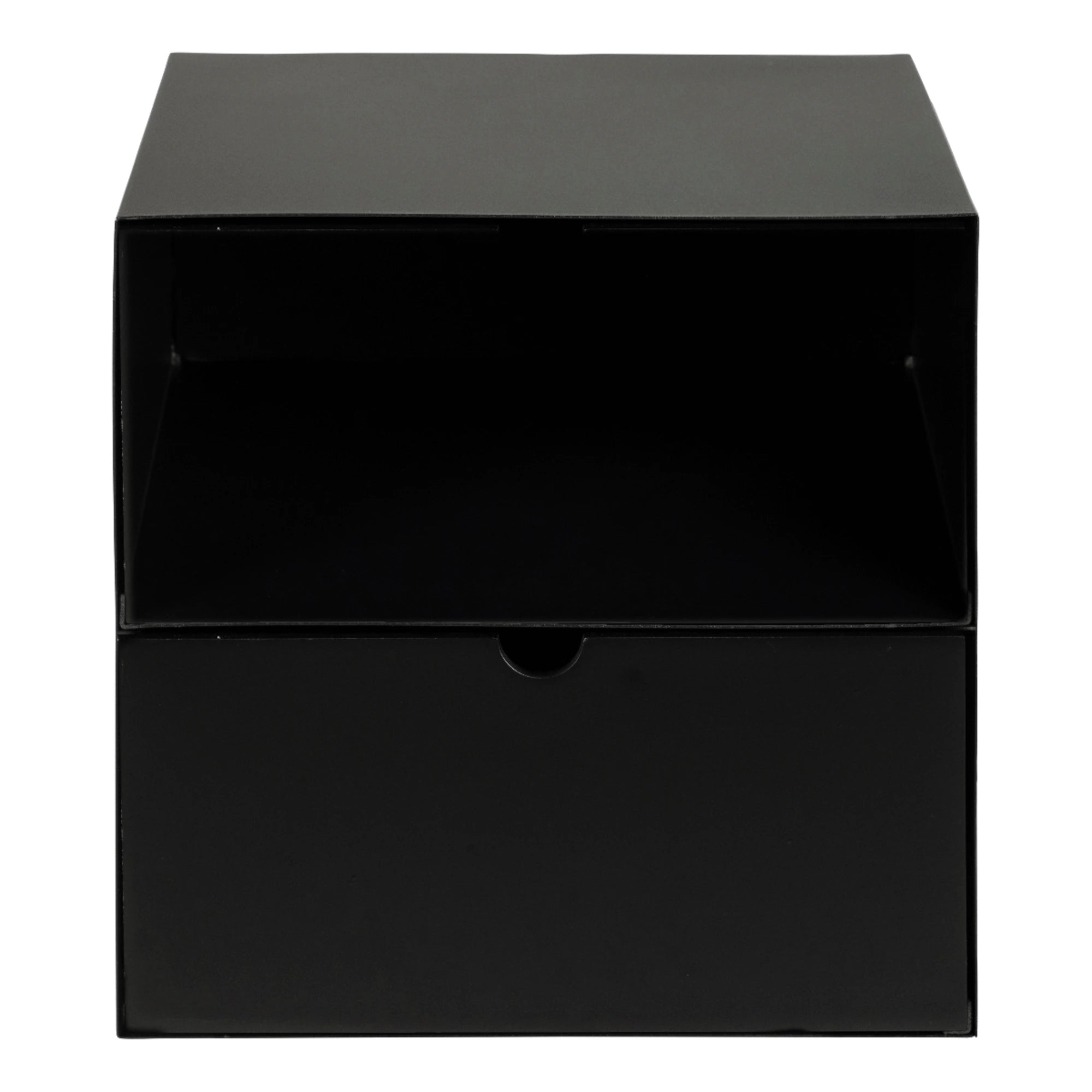 Hjem Design Jackson Bedside Table, Black, Set of 2