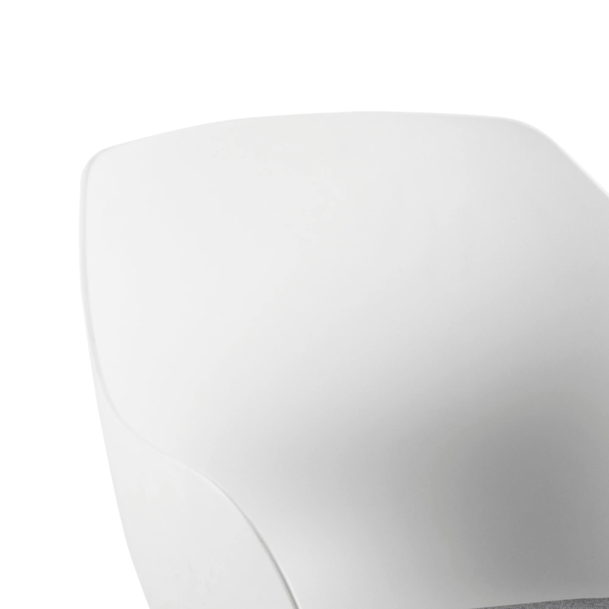 Hjem Design Milly Dining Chair with Armrest, Light Grey, Set of 2