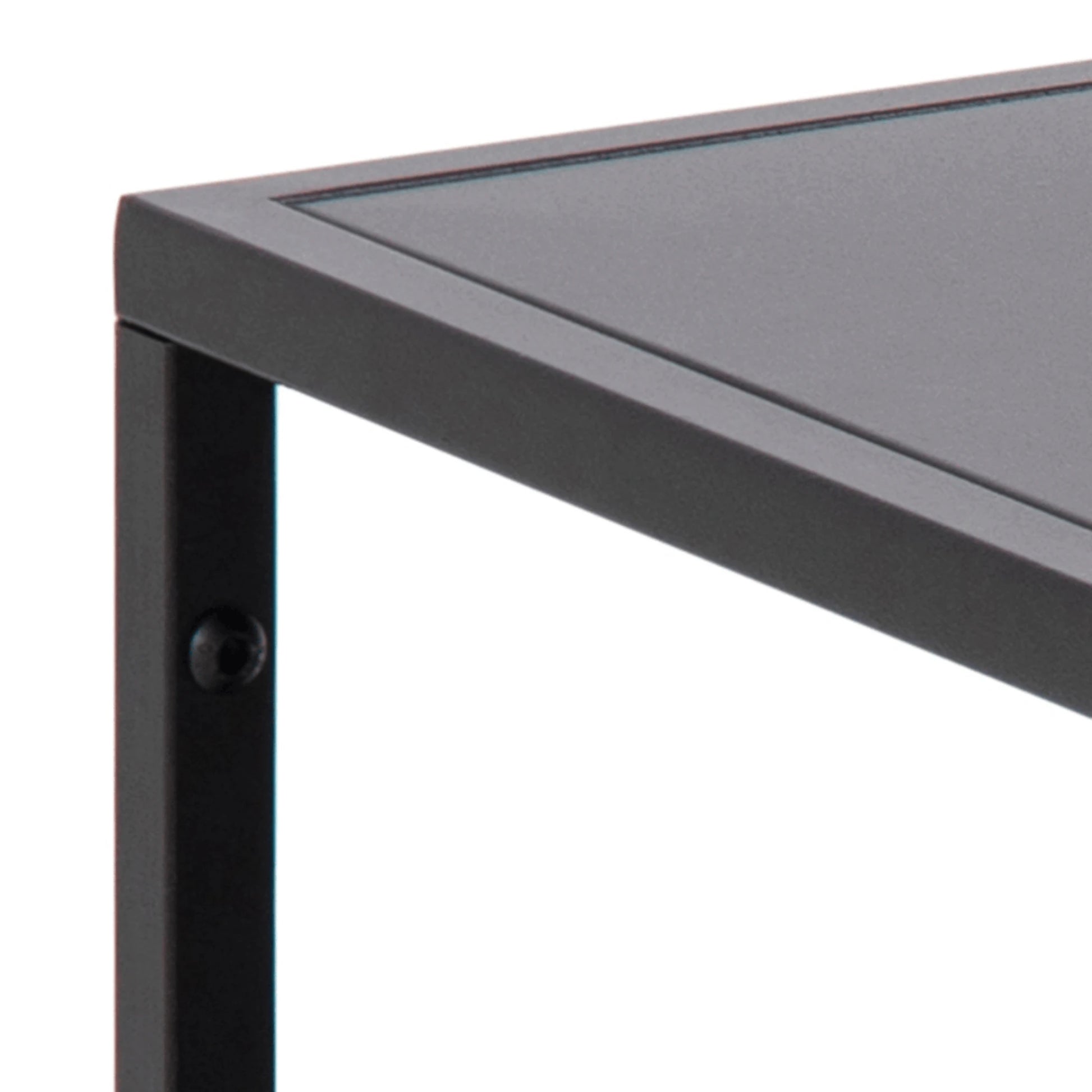Hjem Design Newark Square Coffee Table with Shelf