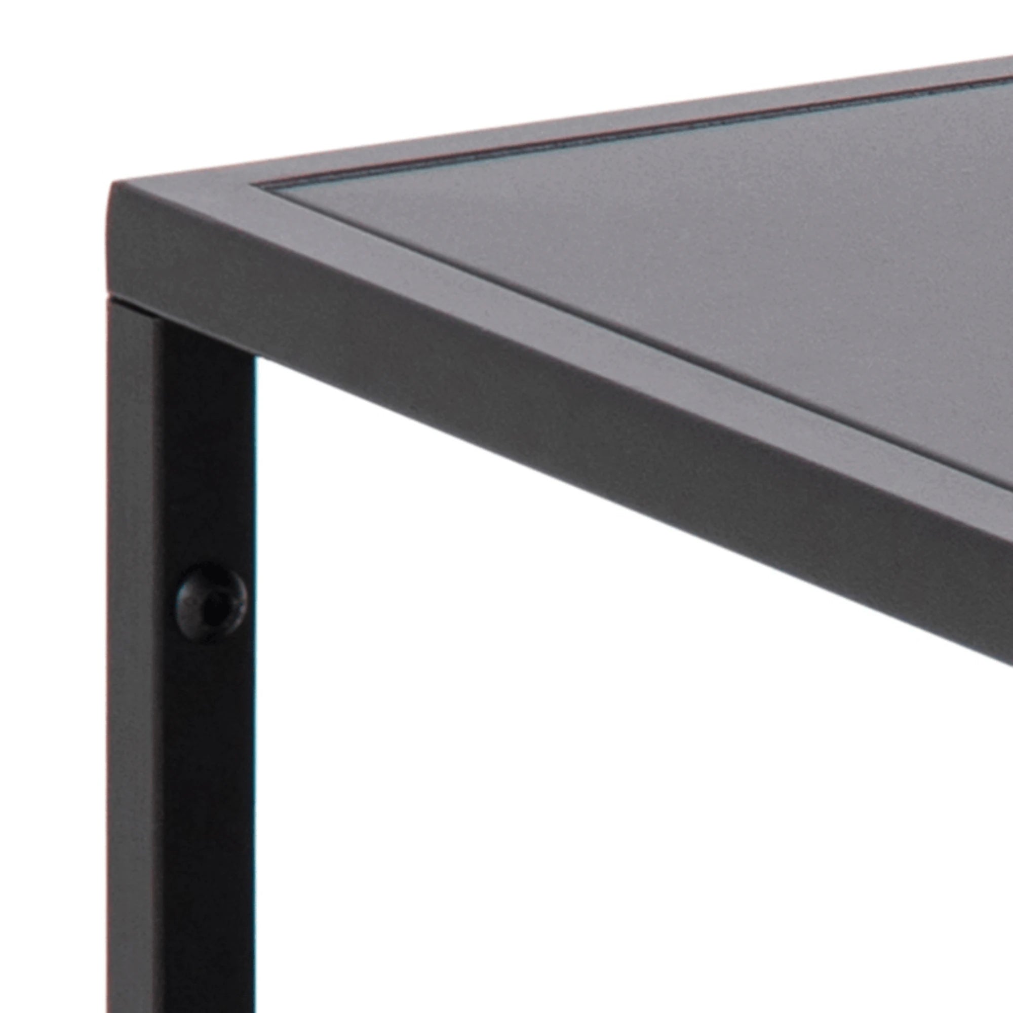 Hjem Design Newark Square Coffee Table with Shelf