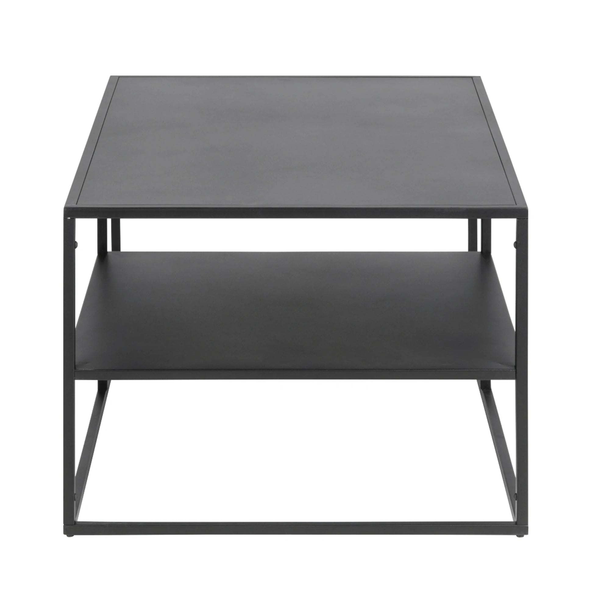 Hjem Design Newark Rectangular Coffee Table with Shelf