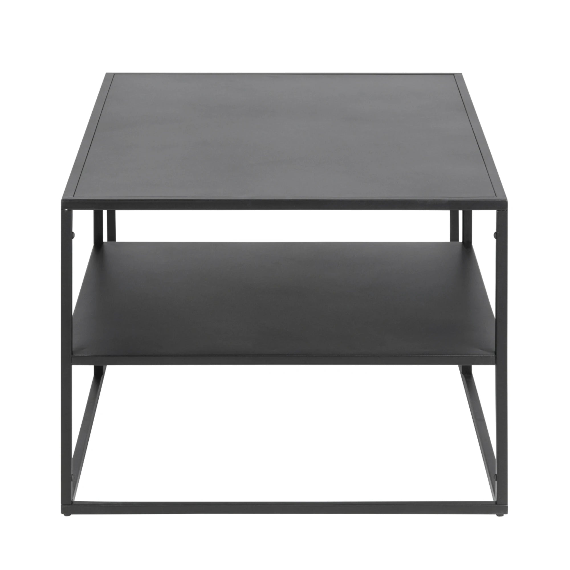 Hjem Design Newark Rectangular Coffee Table with Shelf