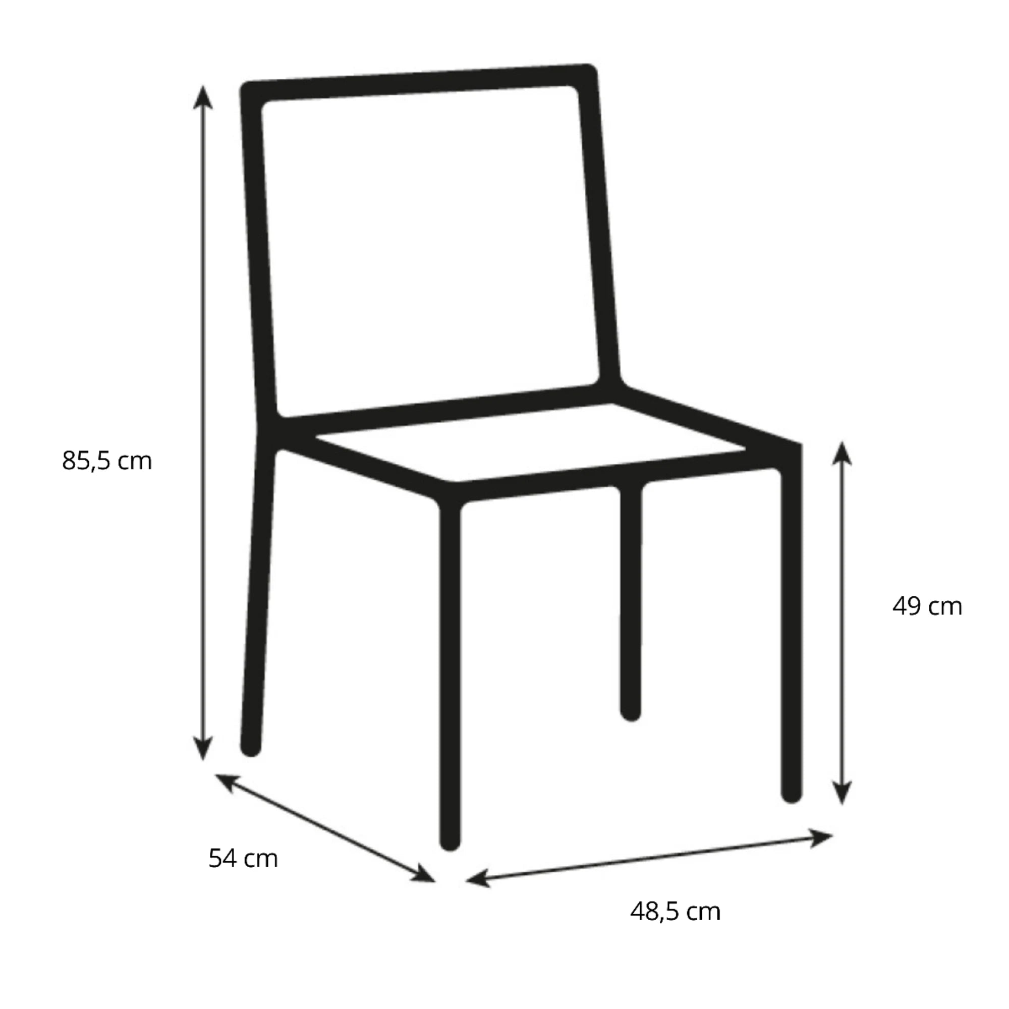 Hjem Design Nyx Dining Chair, Black, Set of 2