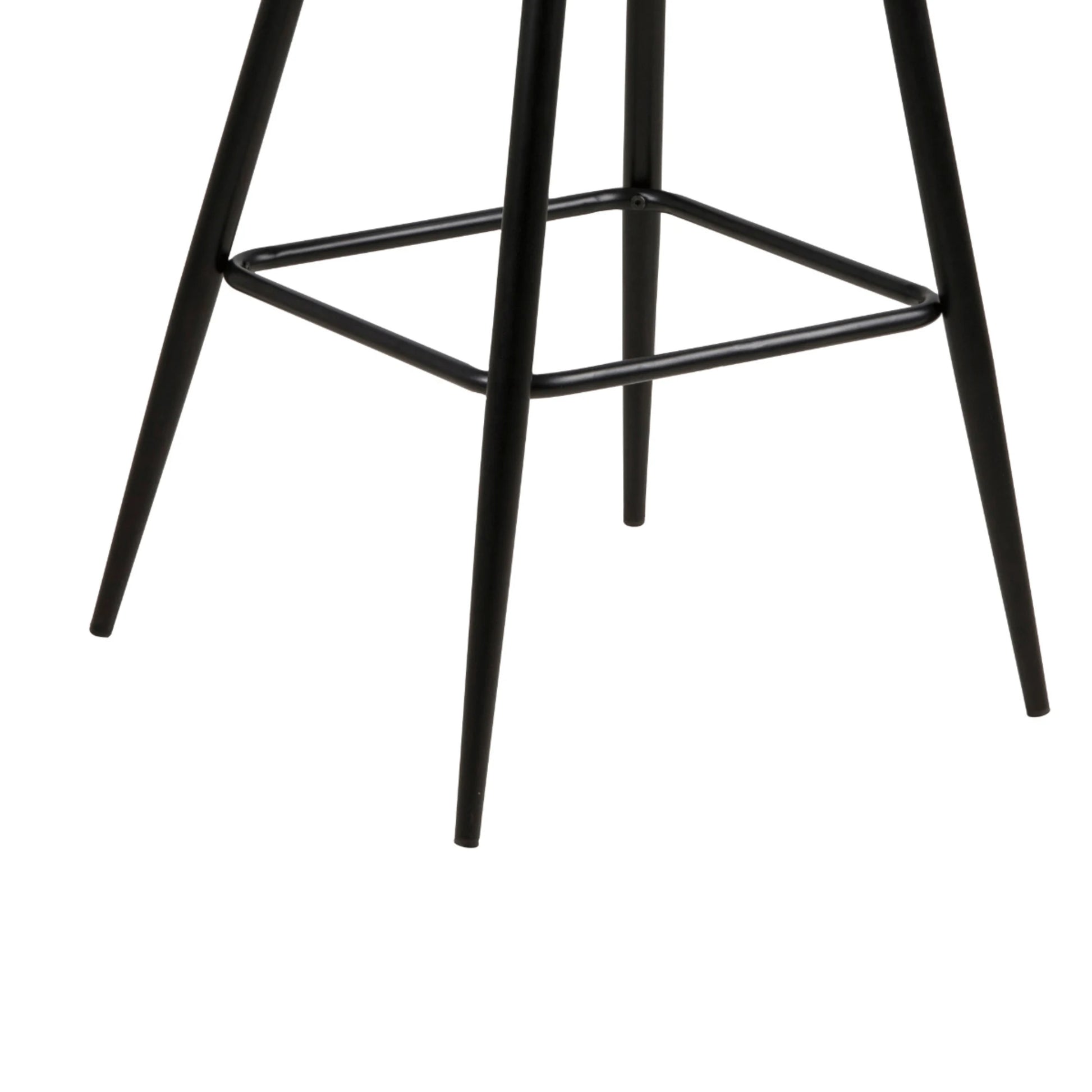 Hjem Design Verna Counter Stool, Light Grey, Set of 2