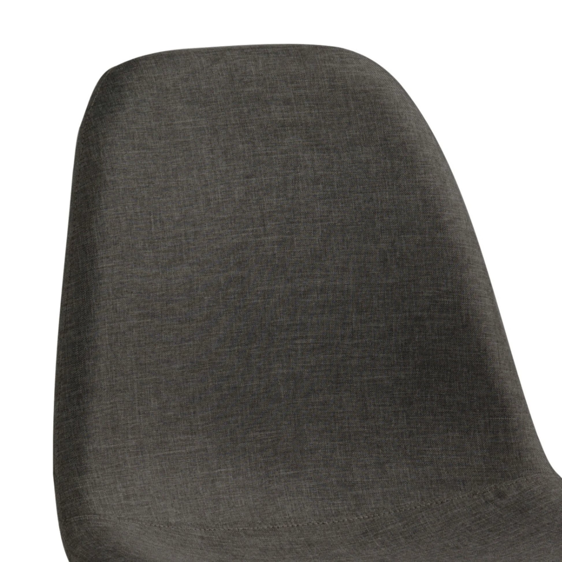 Hjem Design Verna Dining Chair, Grey, Set of 4
